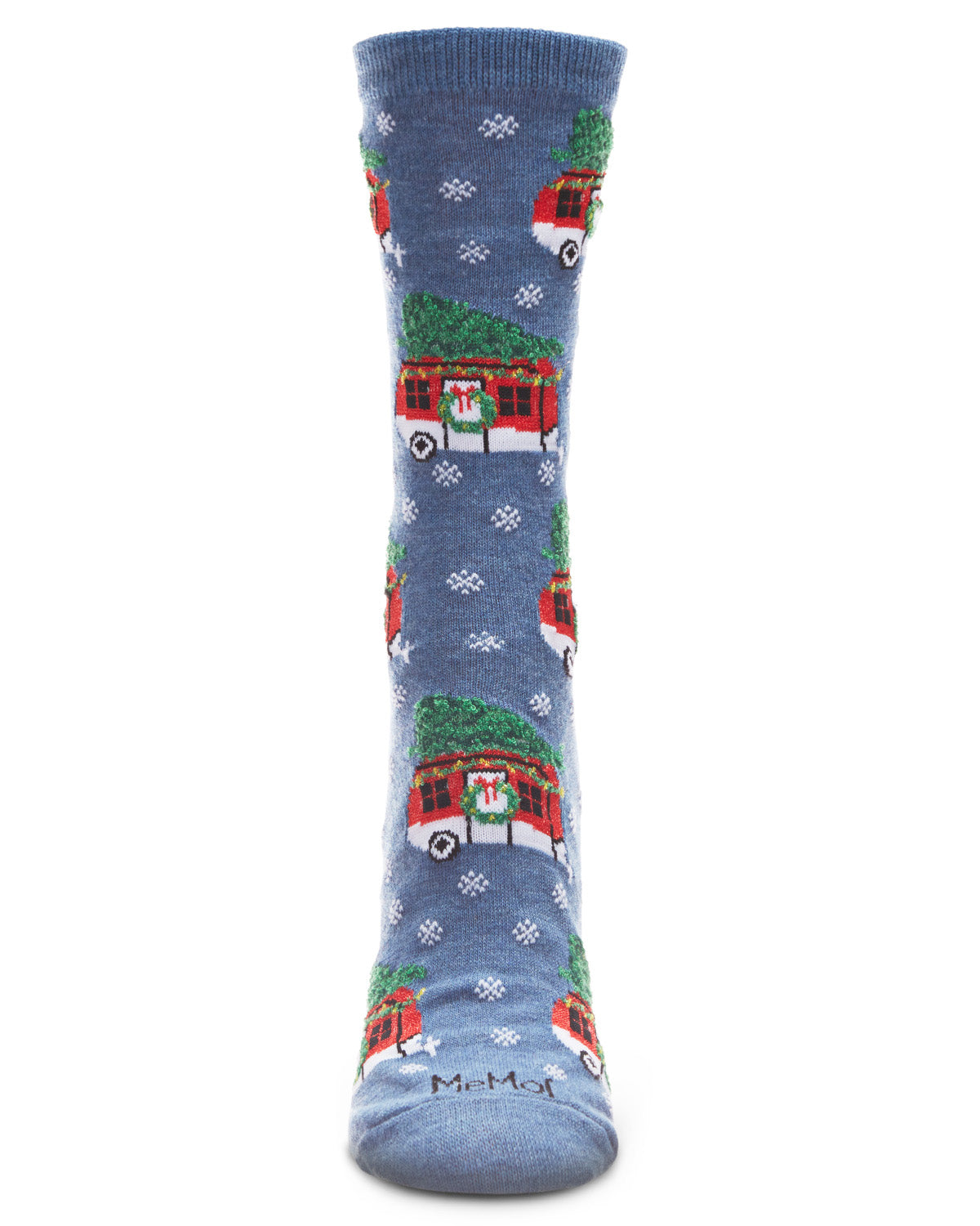 Women's Festive Campers Holiday Crew Socks