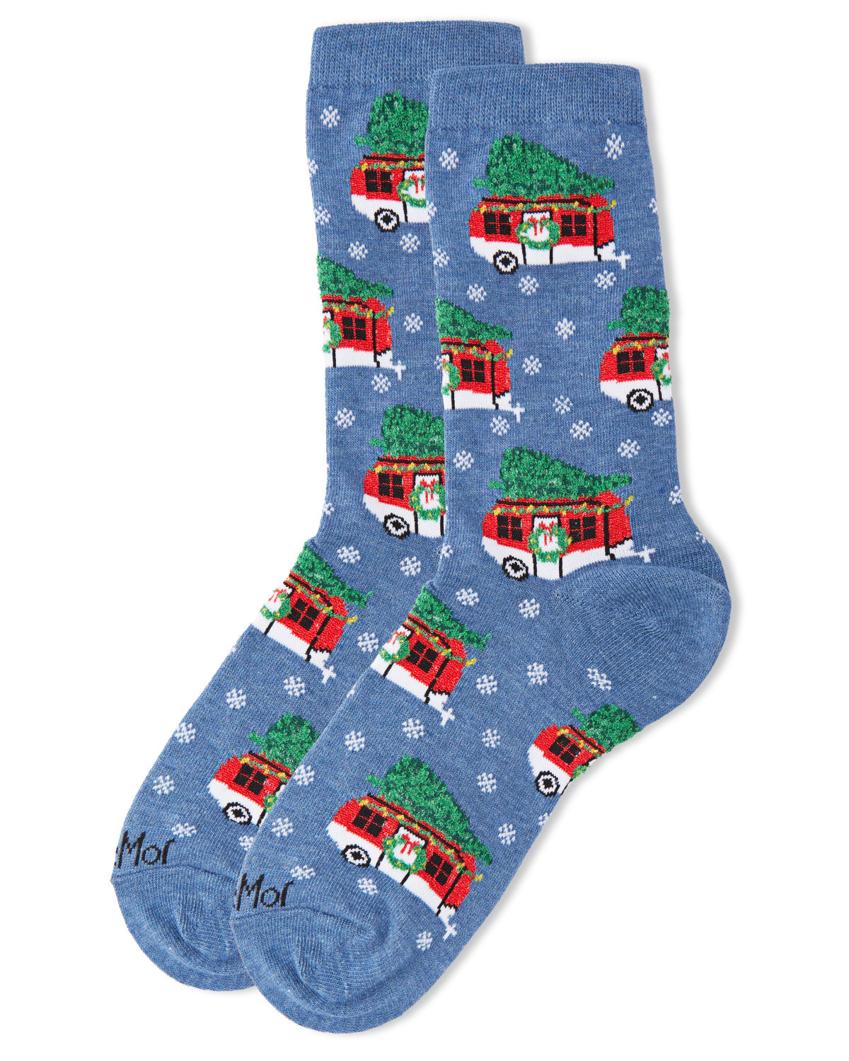 Women's Festive Campers Holiday Crew Socks