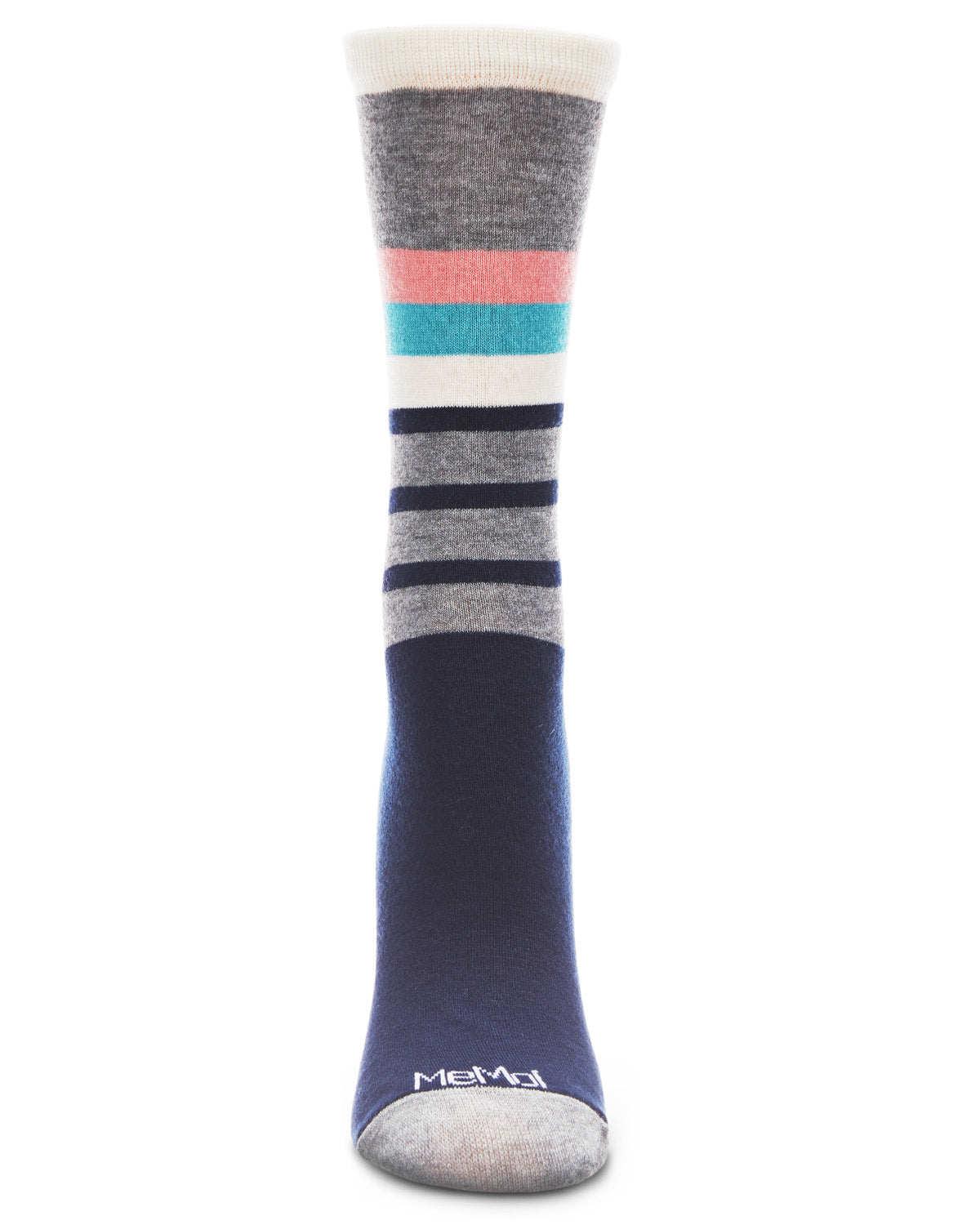 Leg Stripes Bamboo Blend Crew Sock