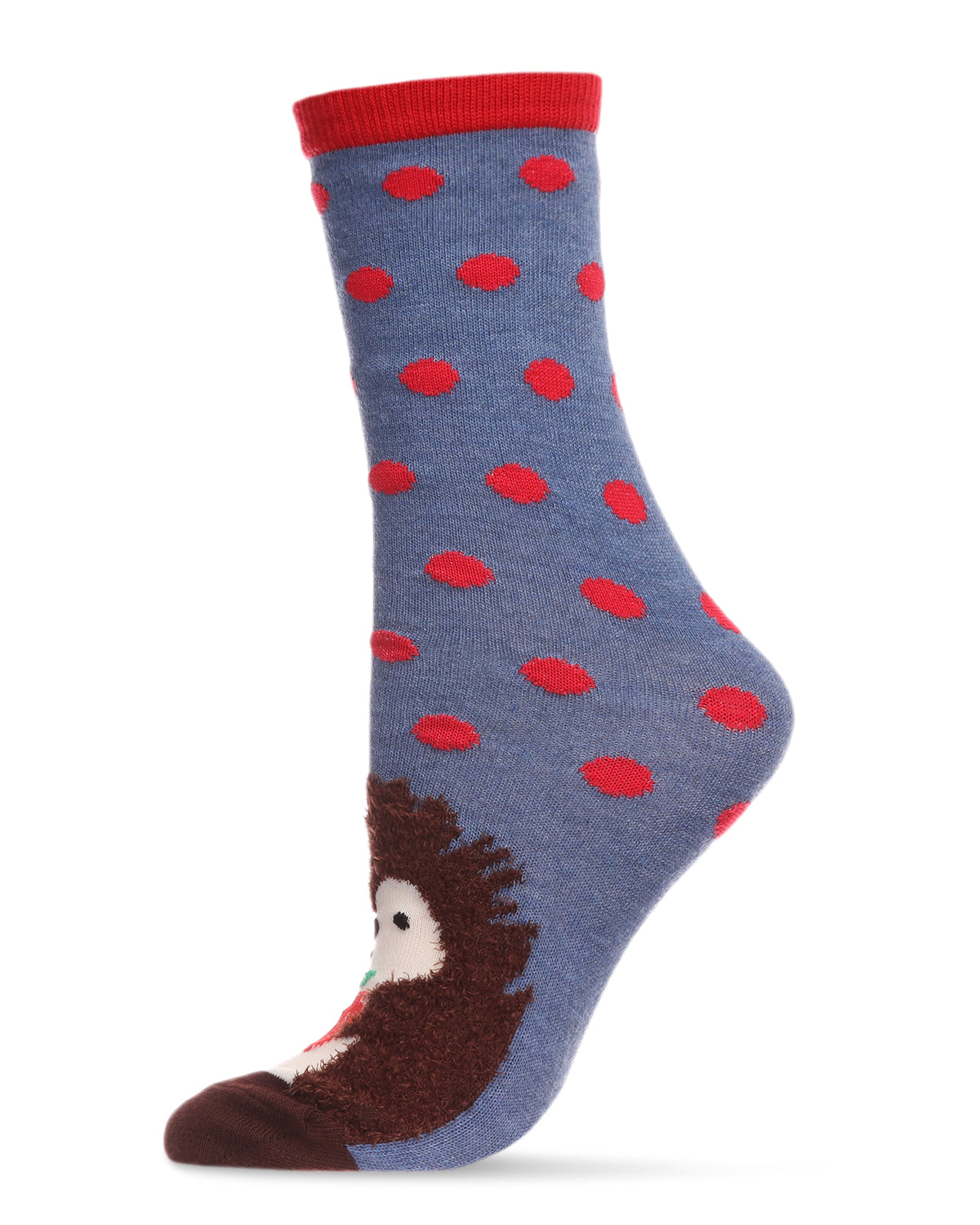 Women's Foot Pet Porcupine  Crew Socks