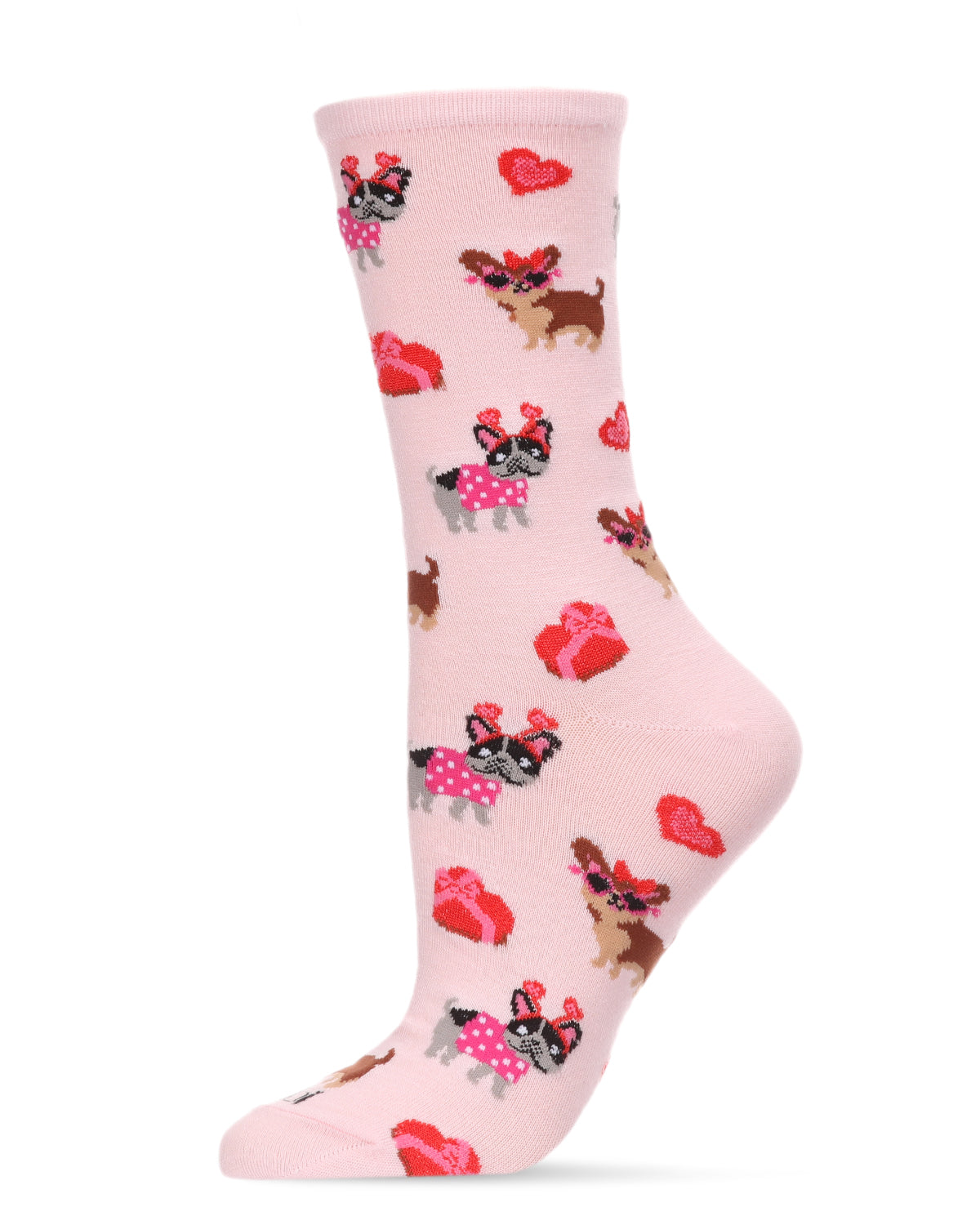 Puppy Love & Gift Bamboo Blend Crew Socks