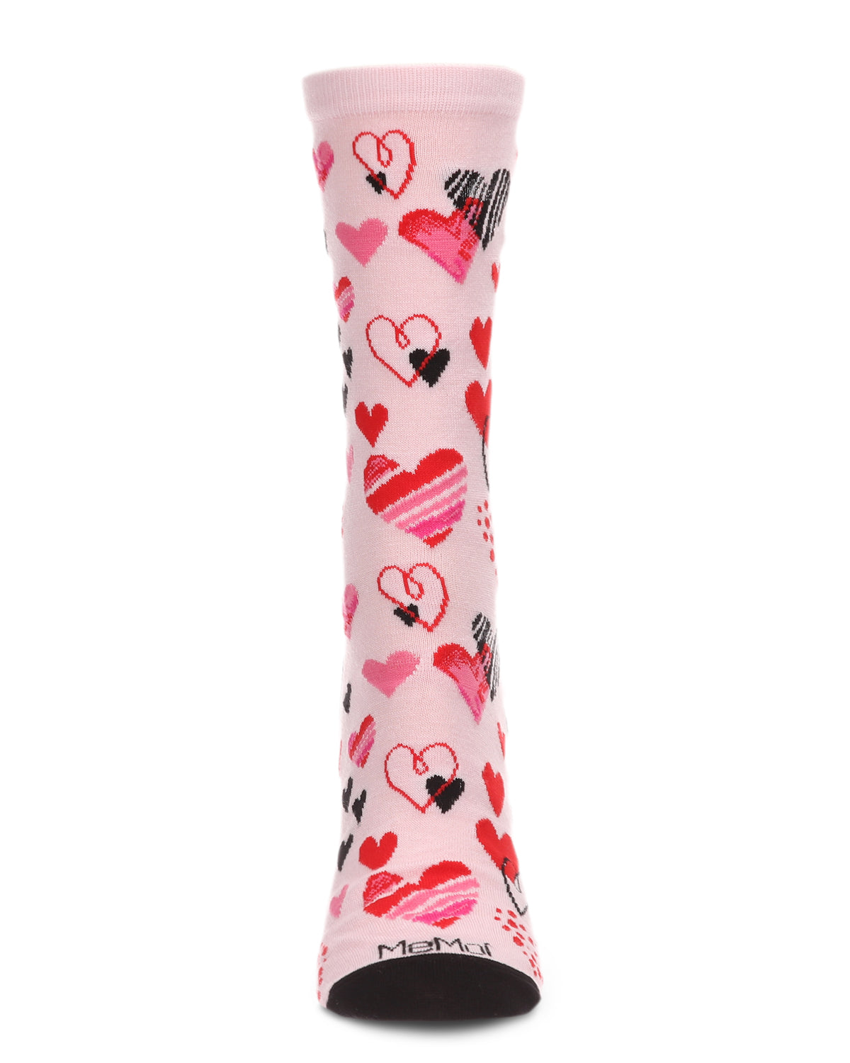 Heart Explosion Bamboo Blend Crew Socks