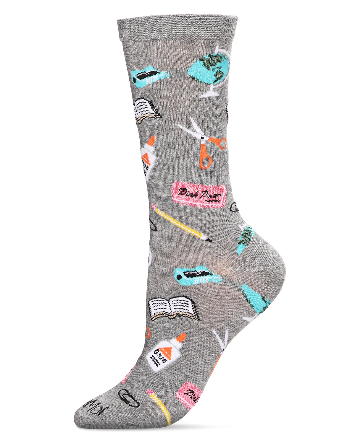 School Supplies Bamboo Blend Crew Socks