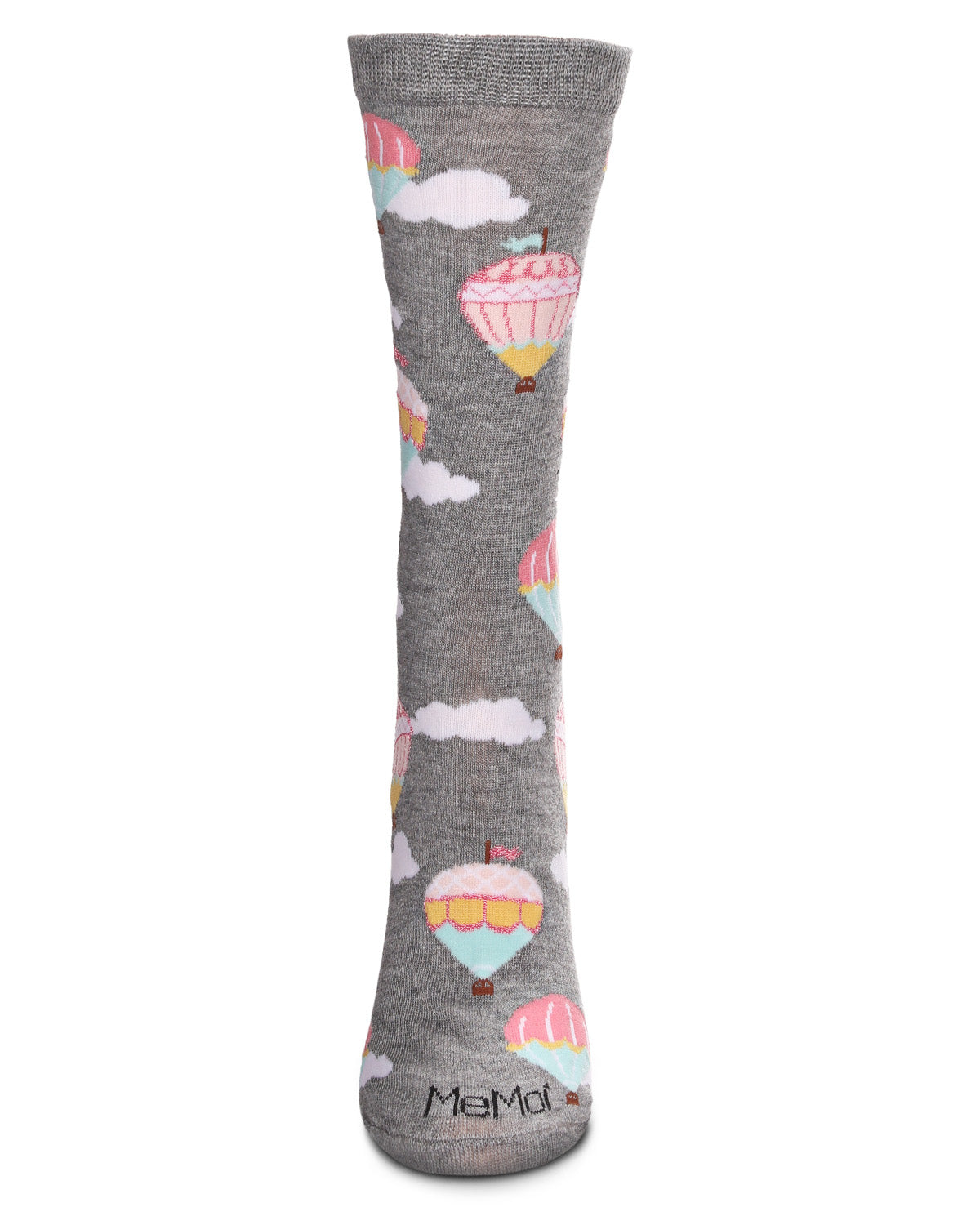 Hot Air Balloons Bamboo Blend Crew Socks