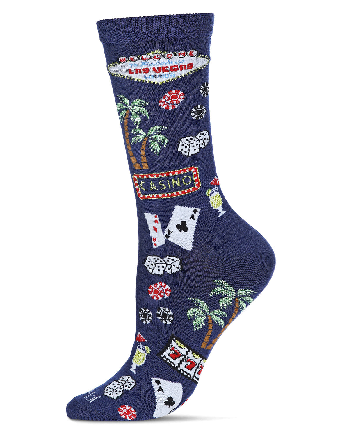 Las Vegas Bamboo Blend Crew Sock