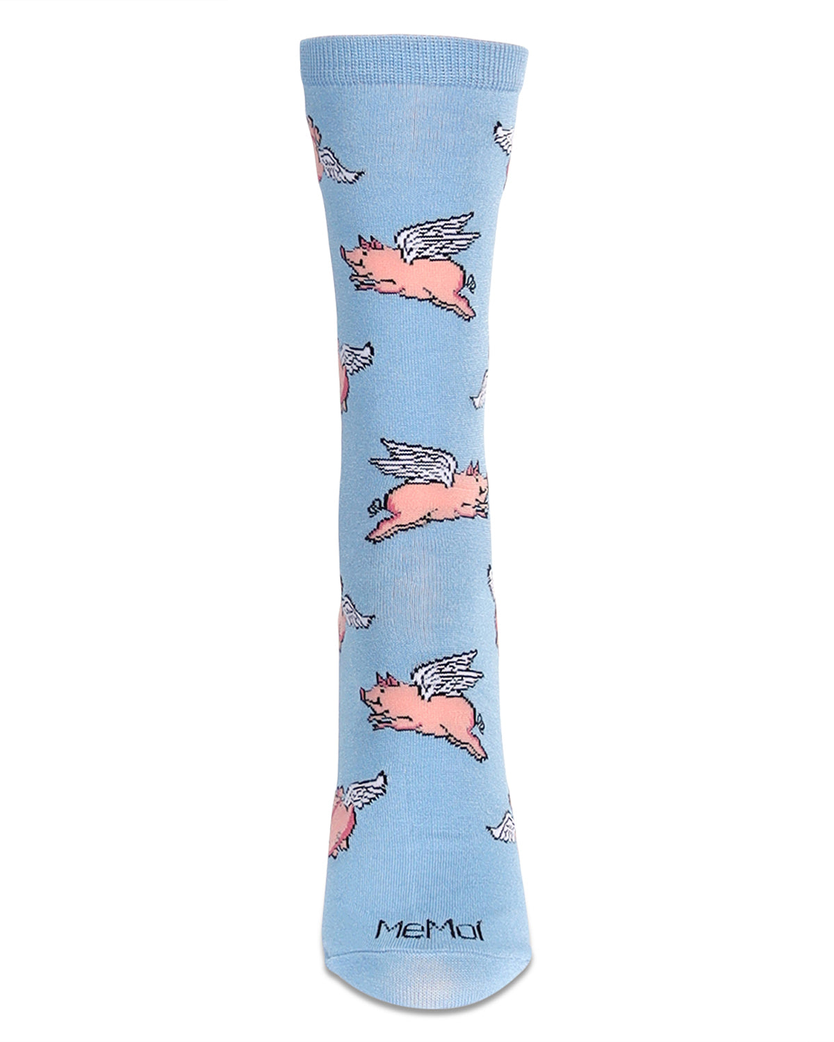 Women's Flying Pigs Bamboo Crew Socks