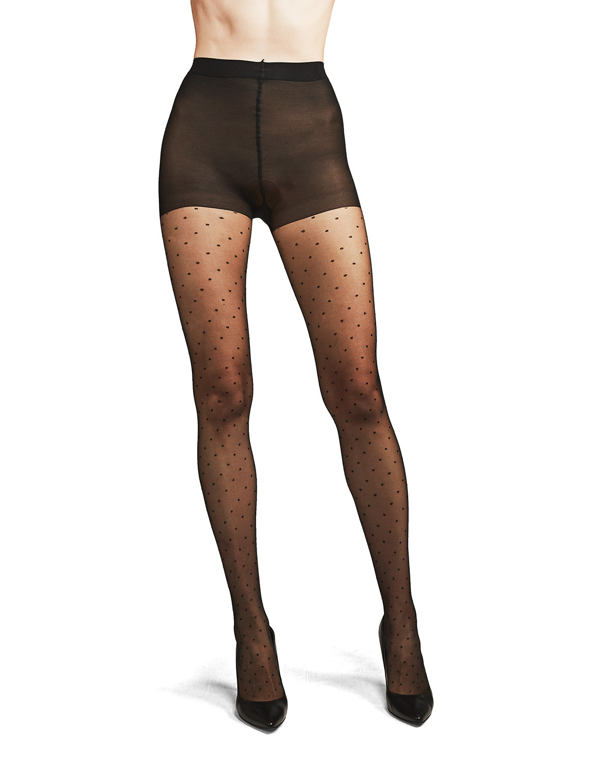 Petite Point Sheer Fashion Tights