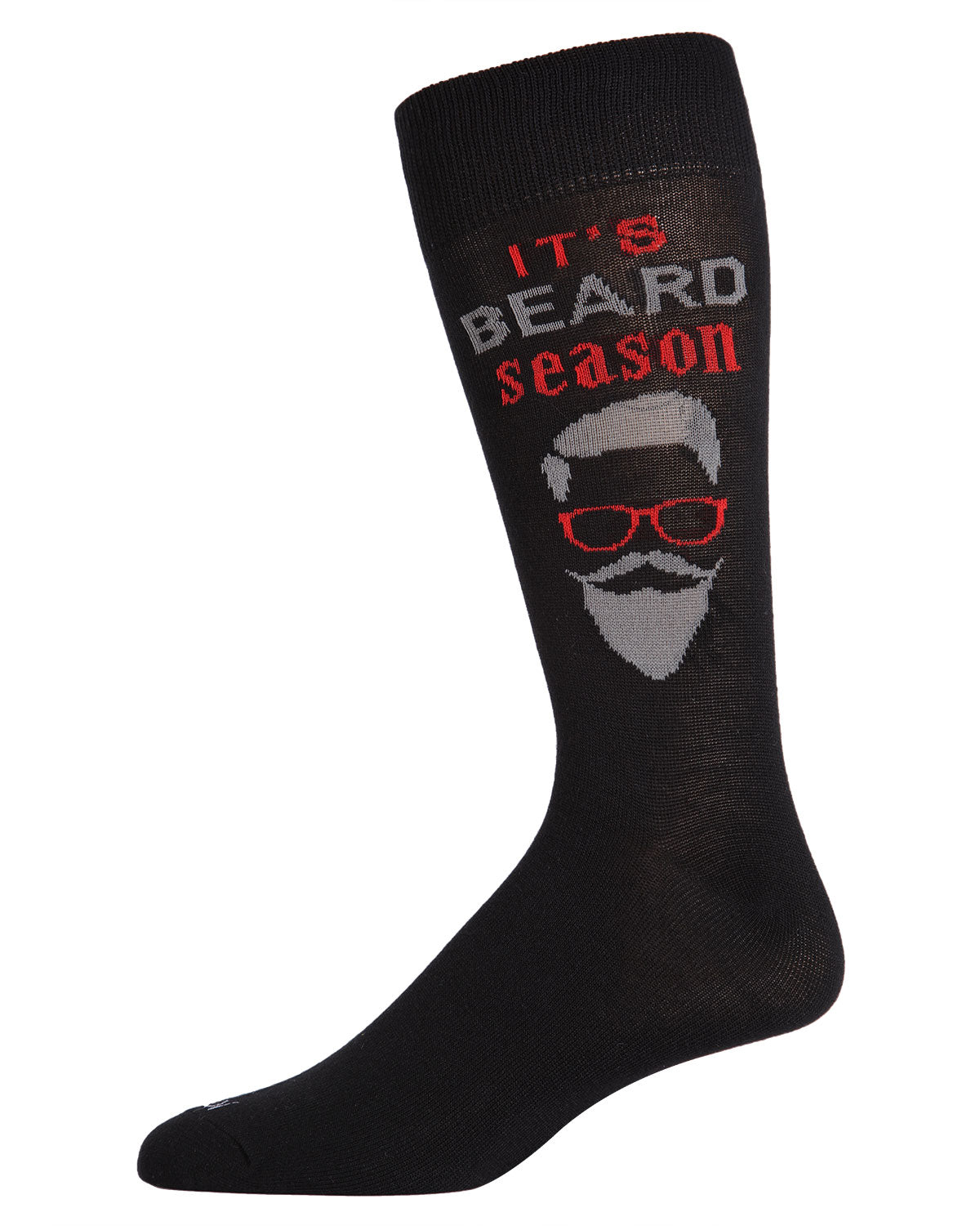 Men's It's Beard Season Bamboo Blend Novelty Crew Sock