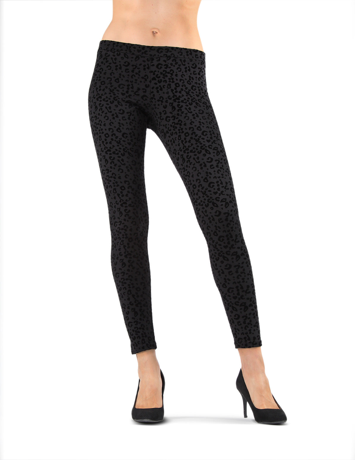 Leopard Crush Cotton Blend Leggings