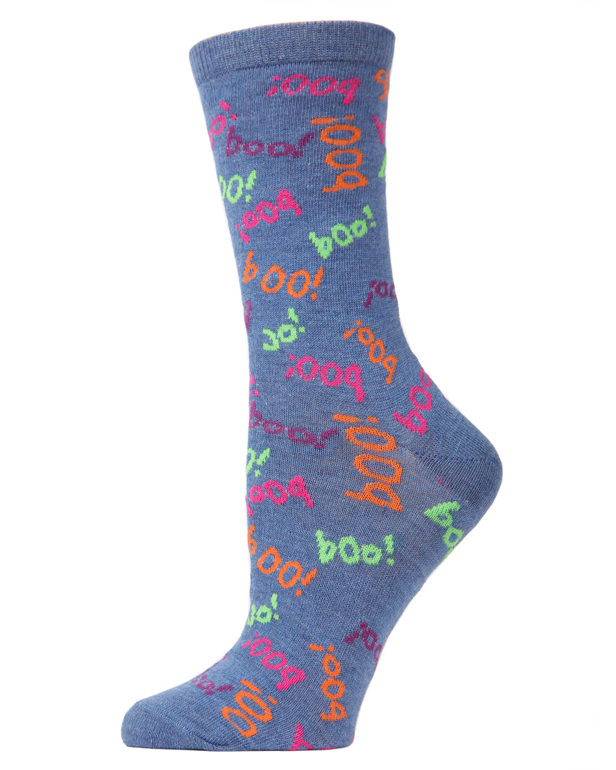 Boo on You Halloween Novelty Crew Socks