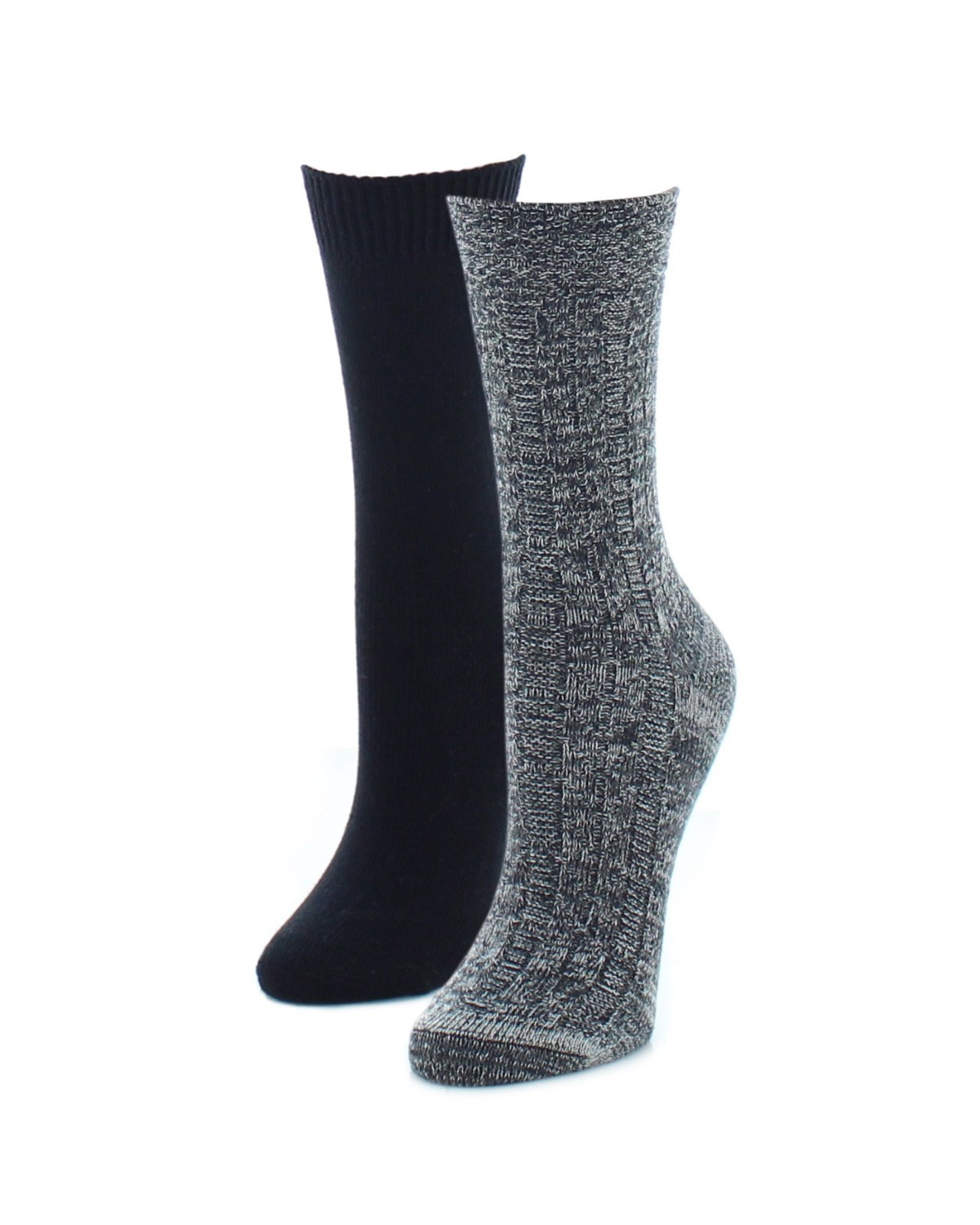 Celtic Weave Fuzzy Boot Sock 2-Pack