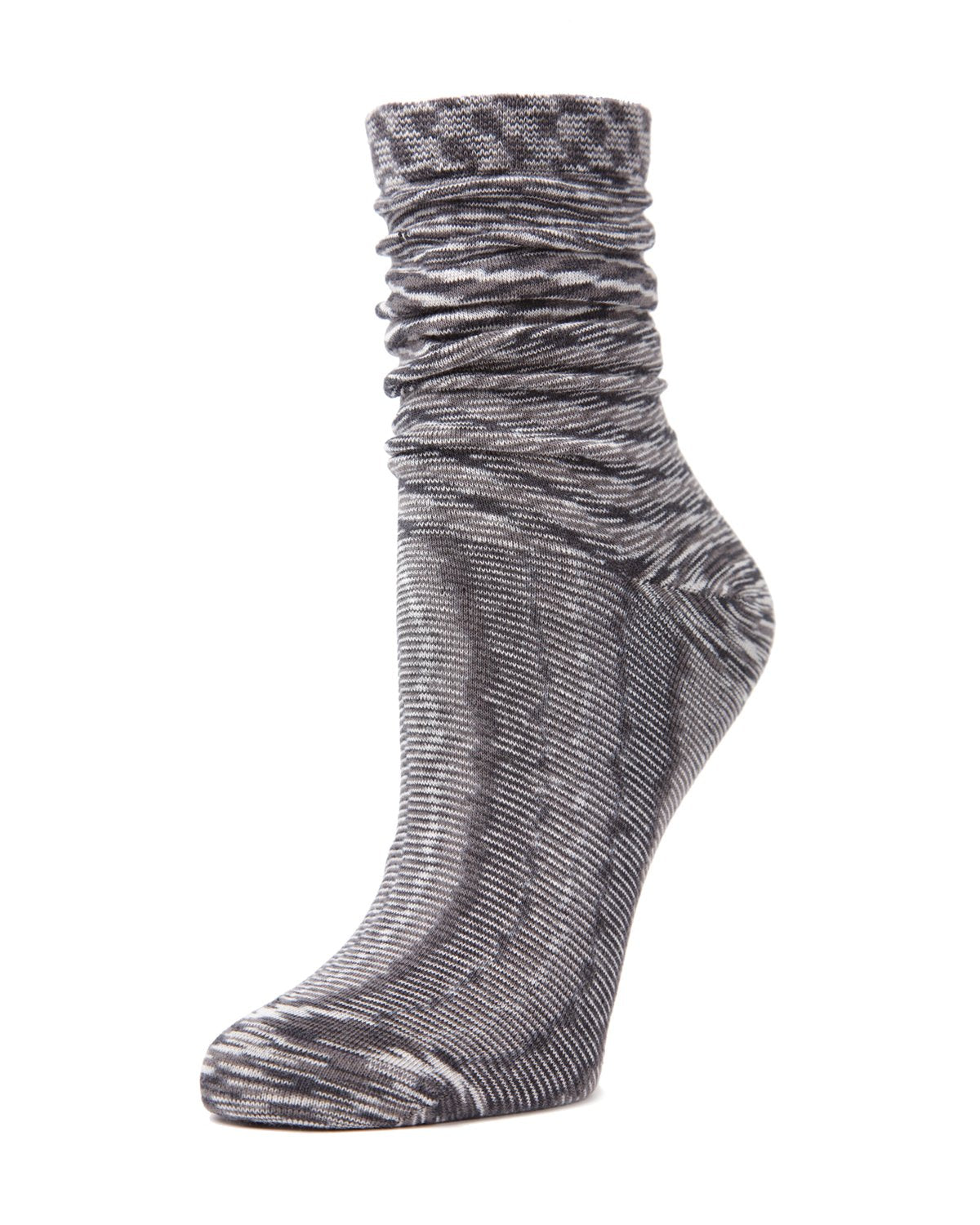 Vivant Wild Static Boyfriend Cotton Blend Crew Socks