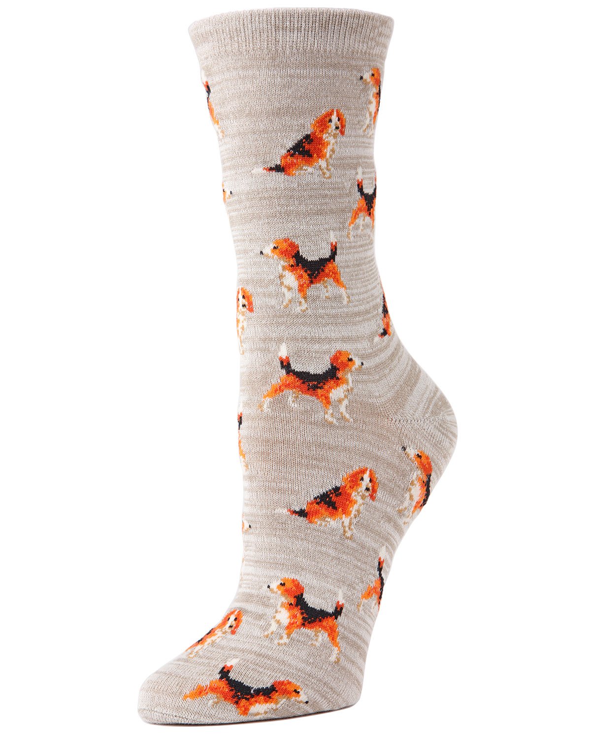 Women's American Beagle Bamboo Blend Crew Socks