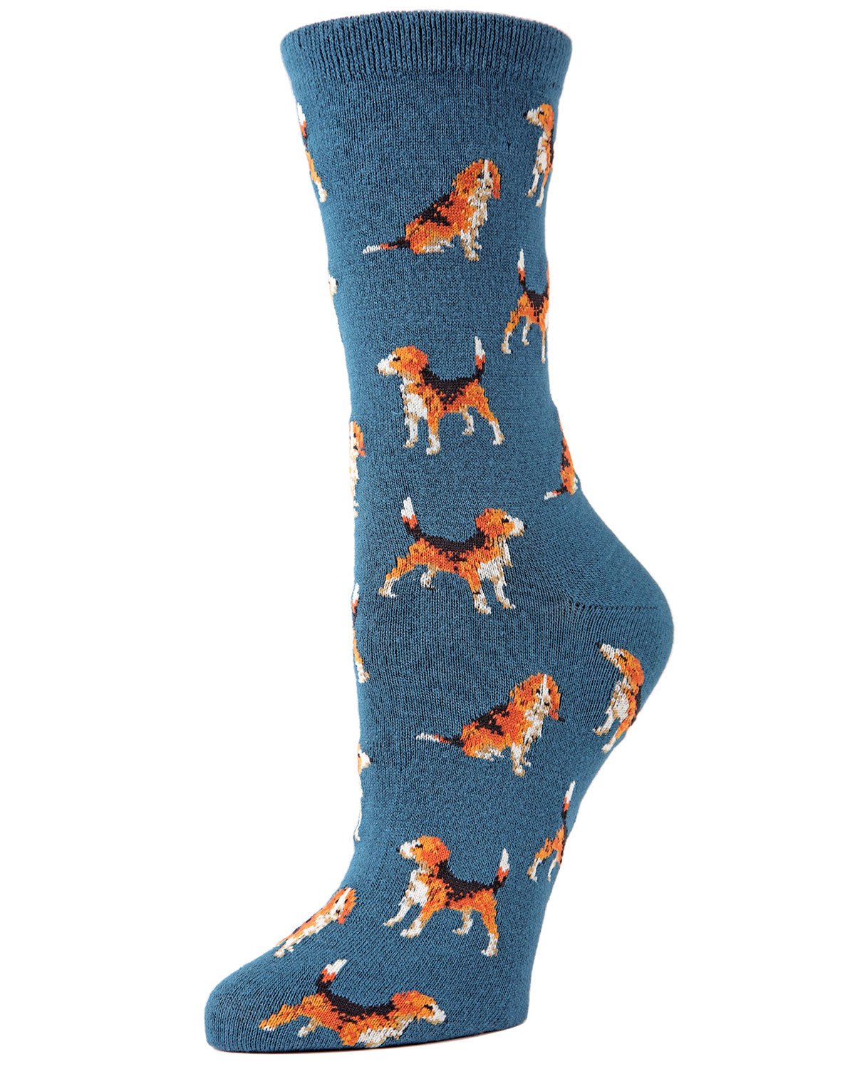 Women's American Beagle Bamboo Blend Crew Socks