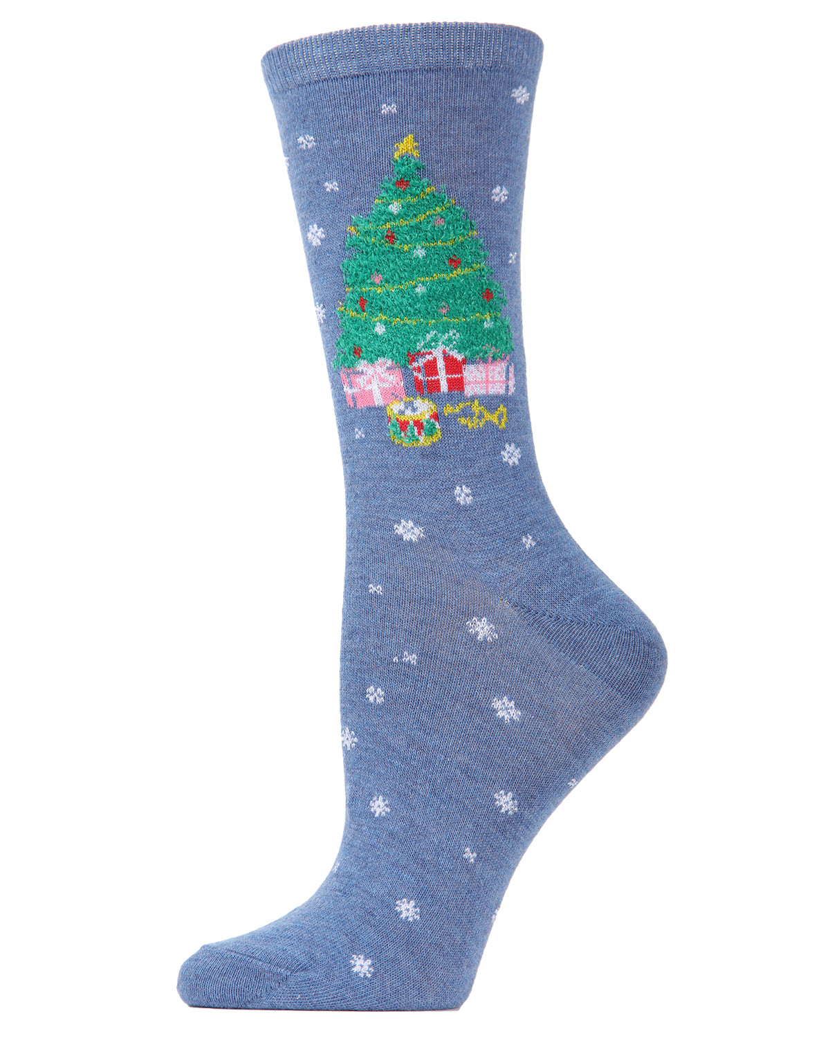 Women's Christmas Tree & Presents Crew Socks