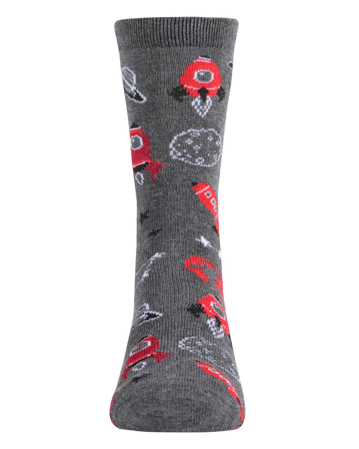 Boys' Rocket Ship Rayon from Bamboo Crew Socks