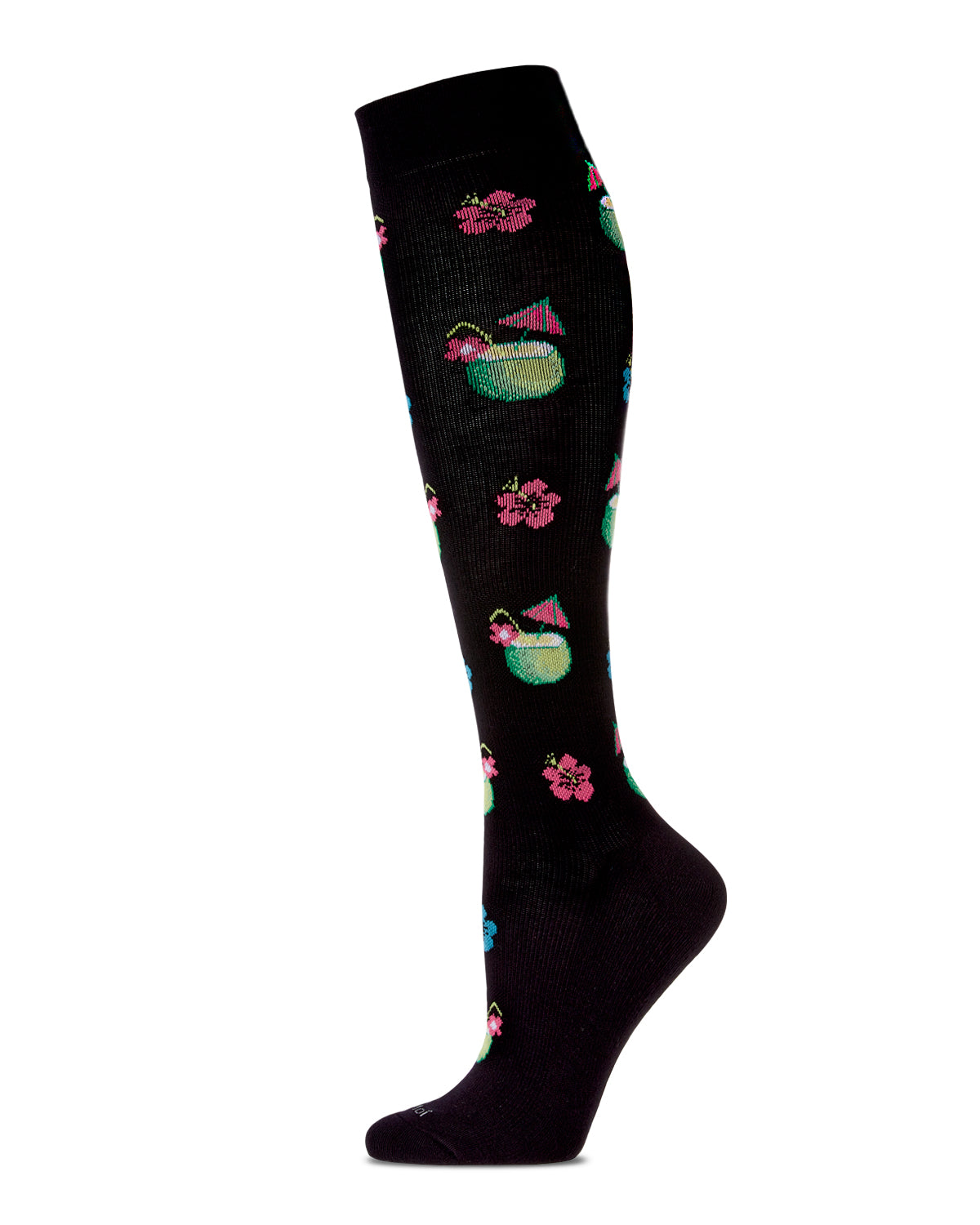 Women's Coconuts in Paradise Bamboo Blend 8-15mmHg Graduated Compression Socks