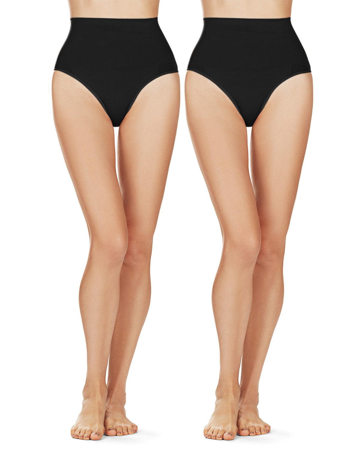 Women's 2 Pack Full Coverage High Waisted Briefs