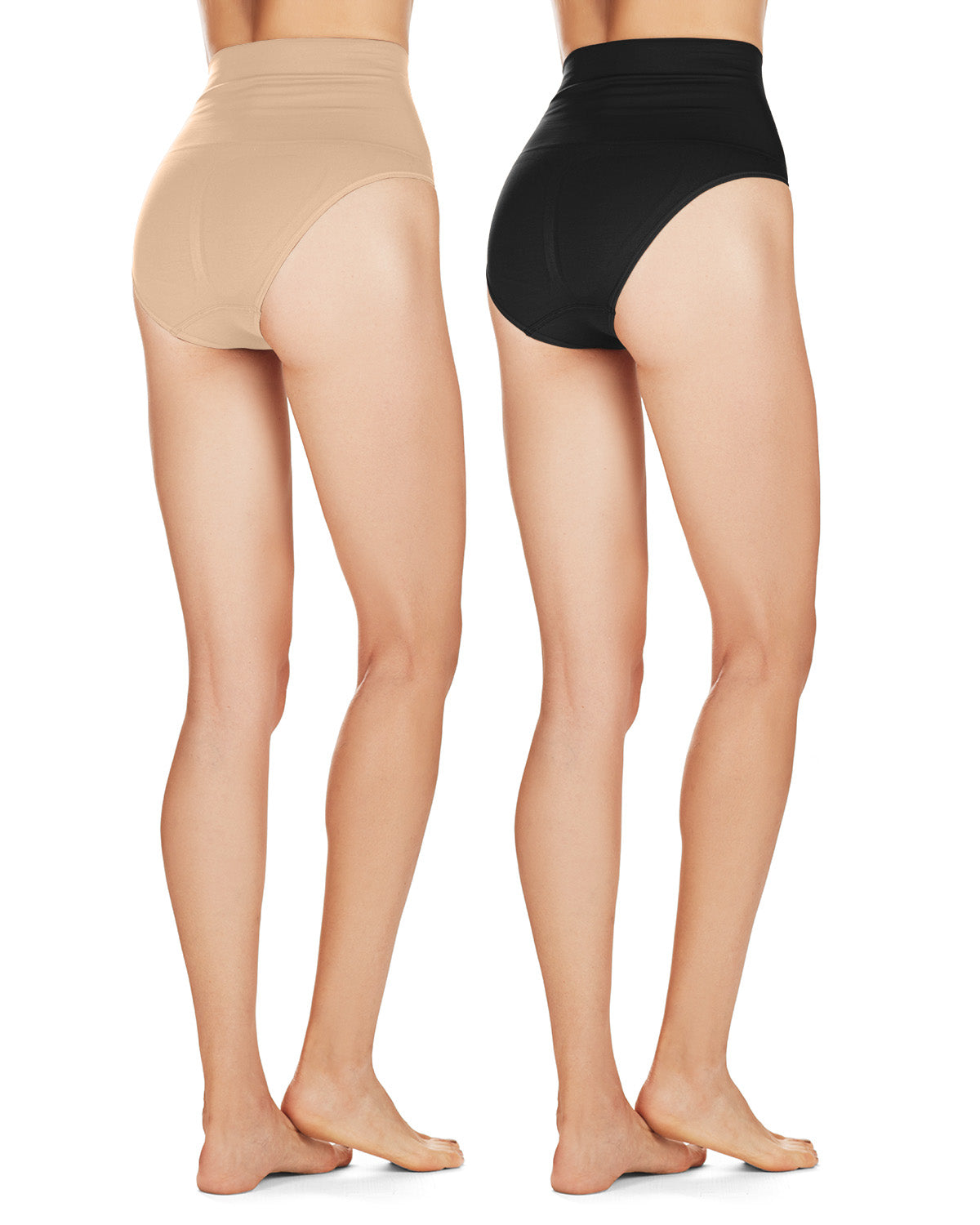 Women's Bodysmoothers 2 Pair Pack High-Waist Sculpting Brief