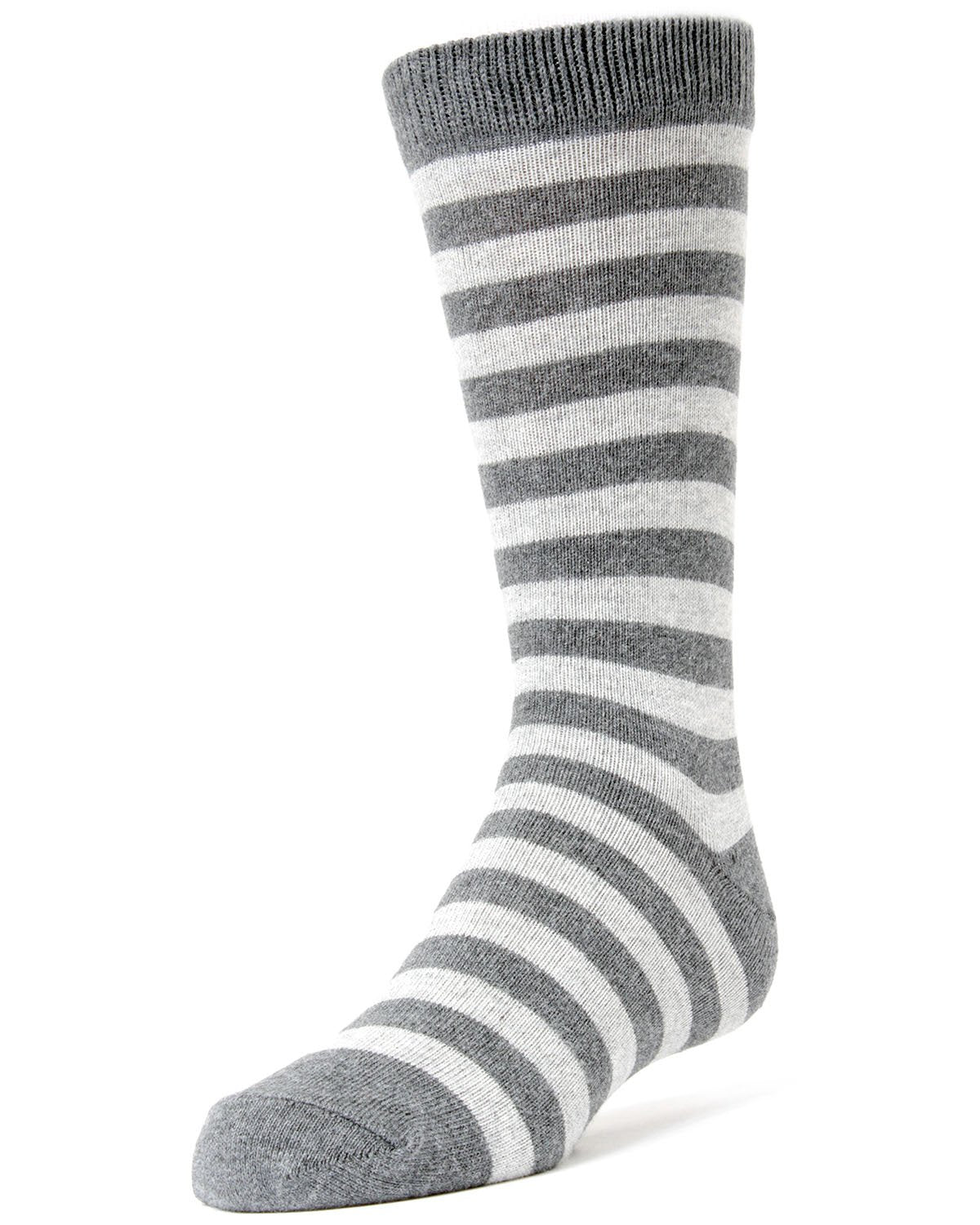 Two Color Striped Boys Cotton Blend Dress Socks