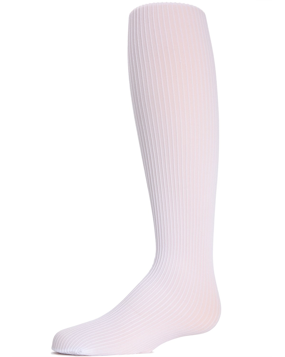 Textured Toes Girls Ribbed Tights