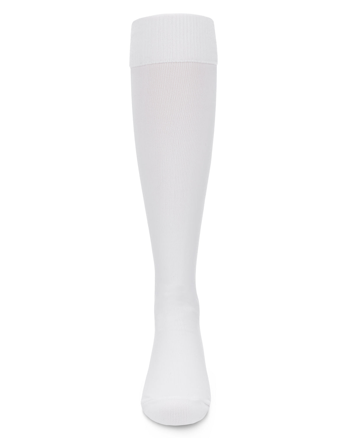 Girls' Cuffed Opaque Knee High Socks