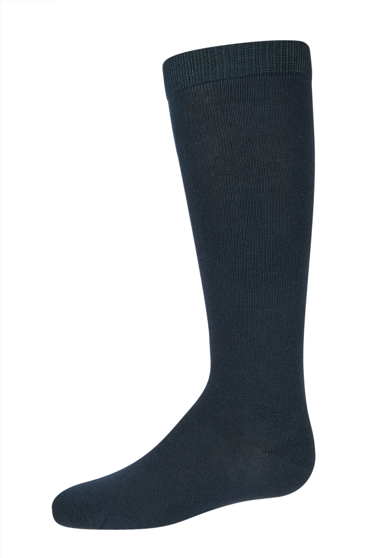 Kids' Basic Cotton Blend Knee High Socks