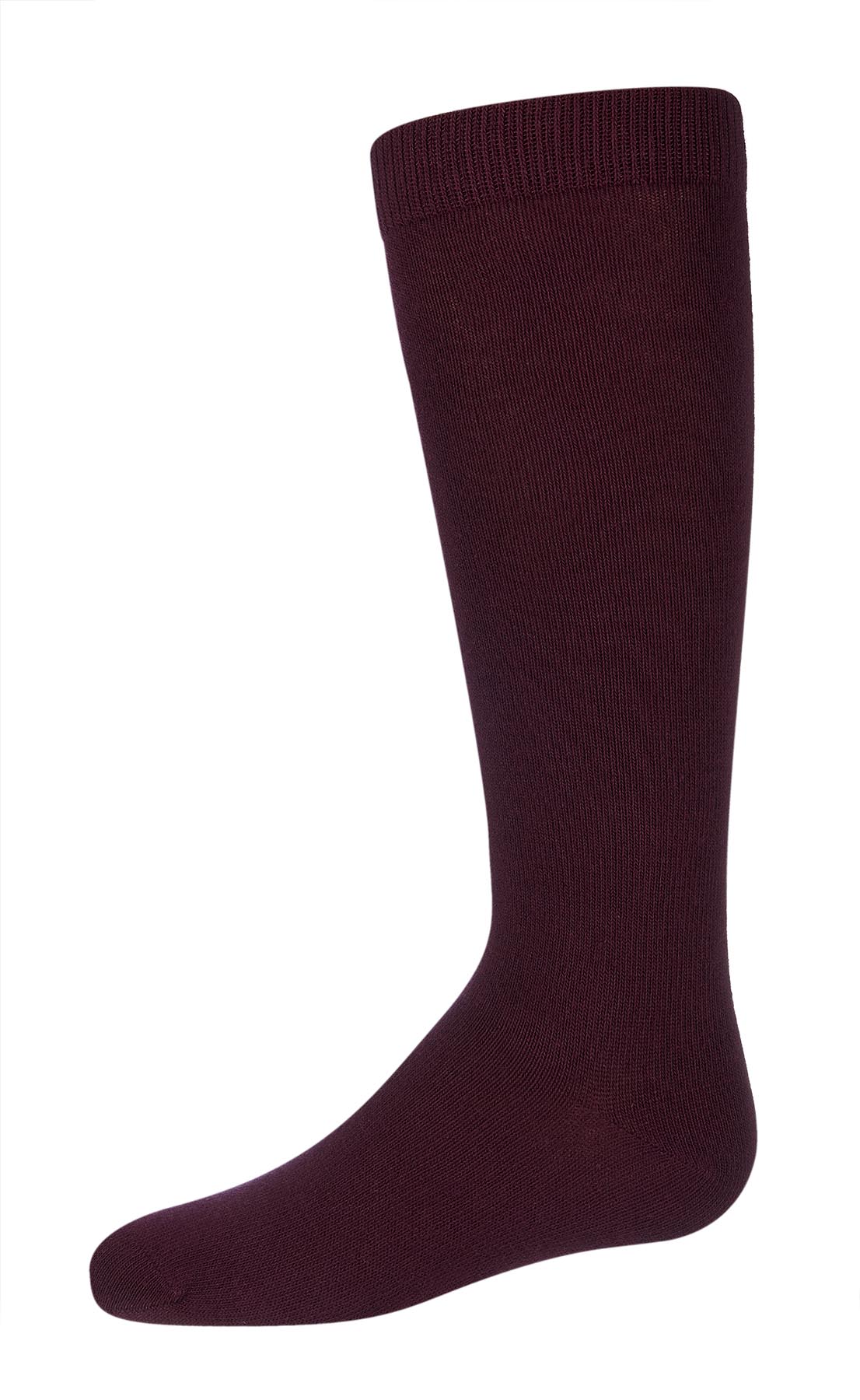 Kids' Basic Cotton Blend Knee High Socks