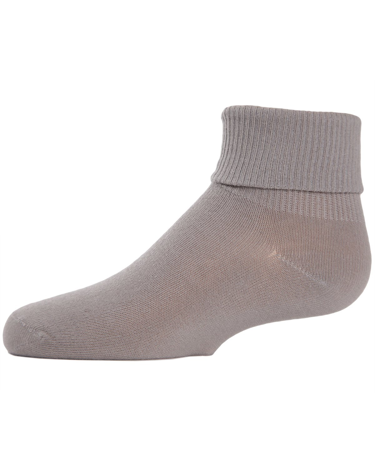 Kids' Triple Roll Cotton Blend Ankle Socks