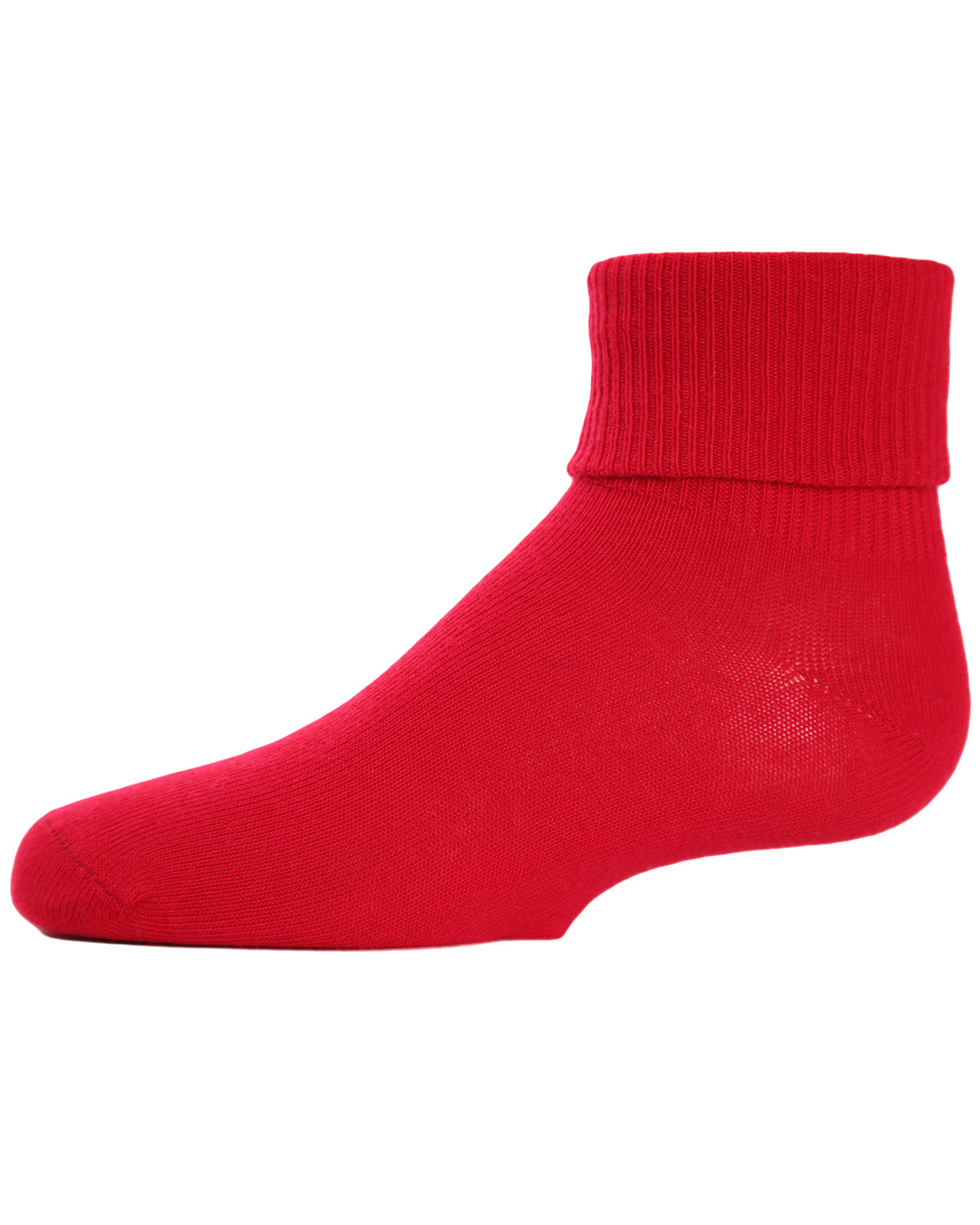 Kids' Triple Roll Cotton Blend Ankle Socks