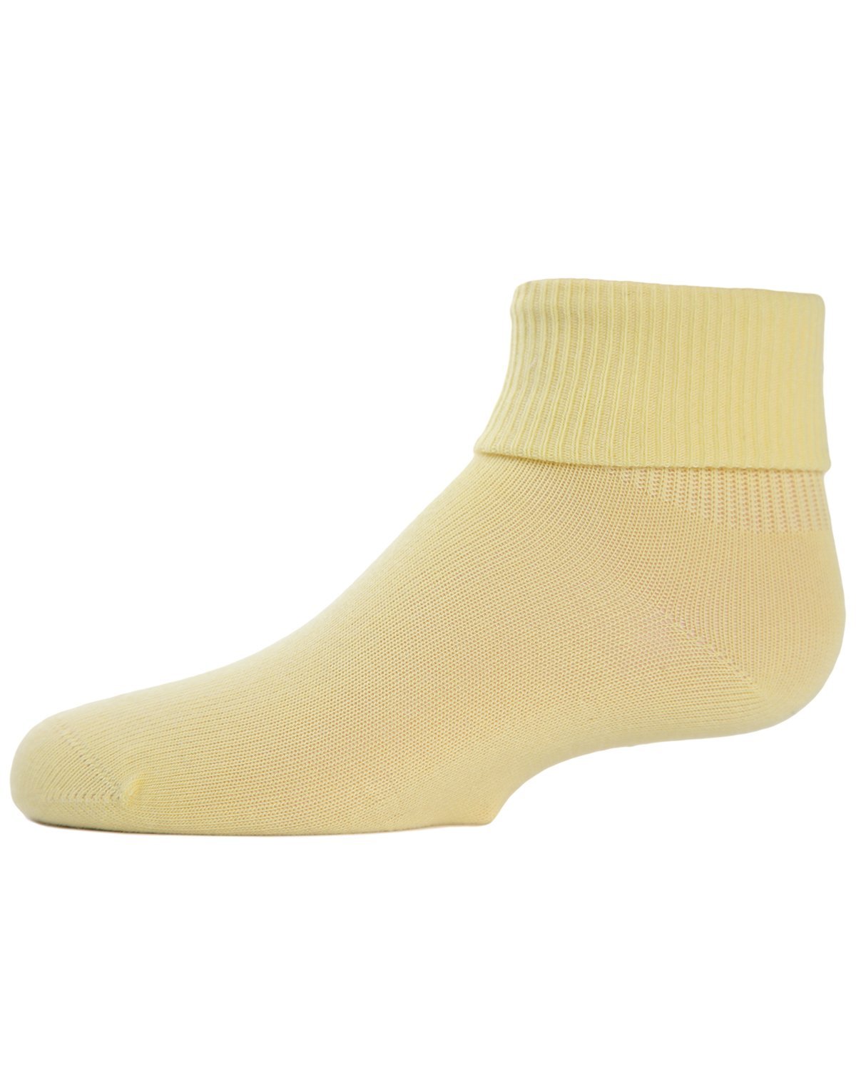 Kids' Triple Roll Cotton Blend Ankle Socks