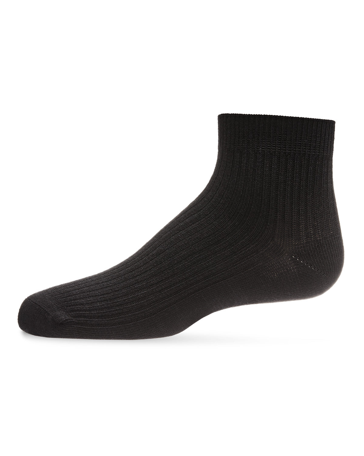 Thin Ribbed Cotton Kids Anklet Sock