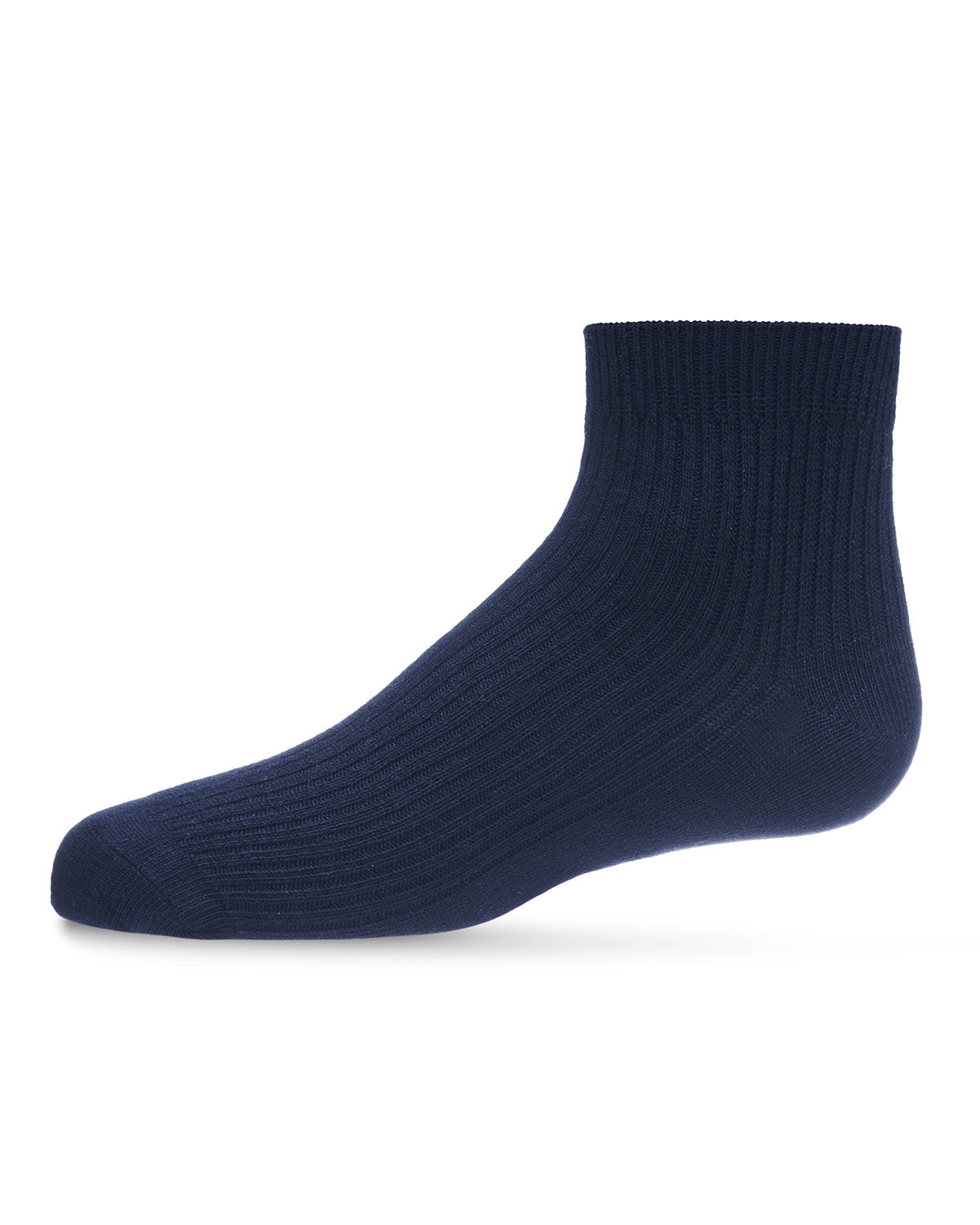 Thin Ribbed Cotton Kids Anklet Sock