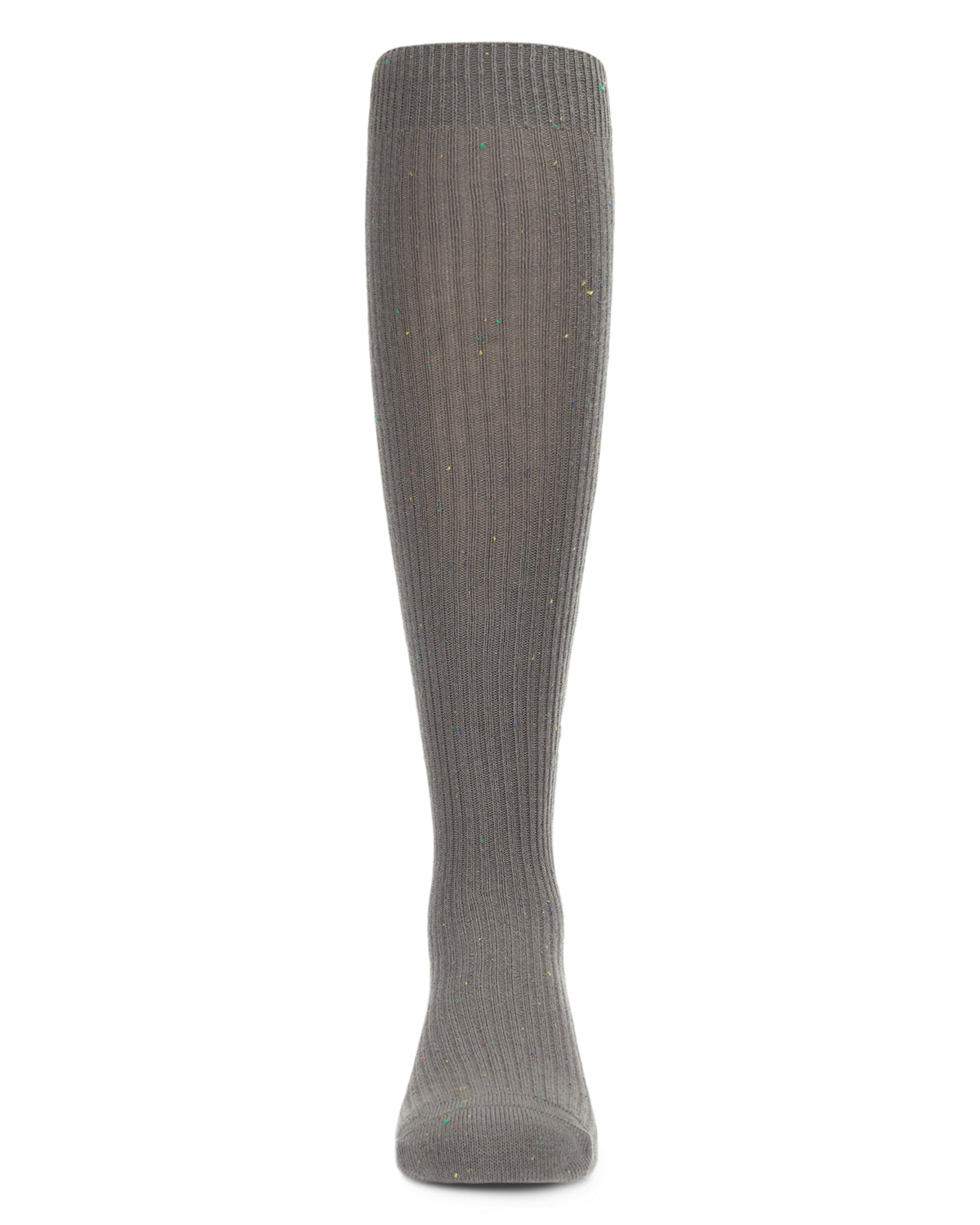 Thin Ribbed Speckled Knee High