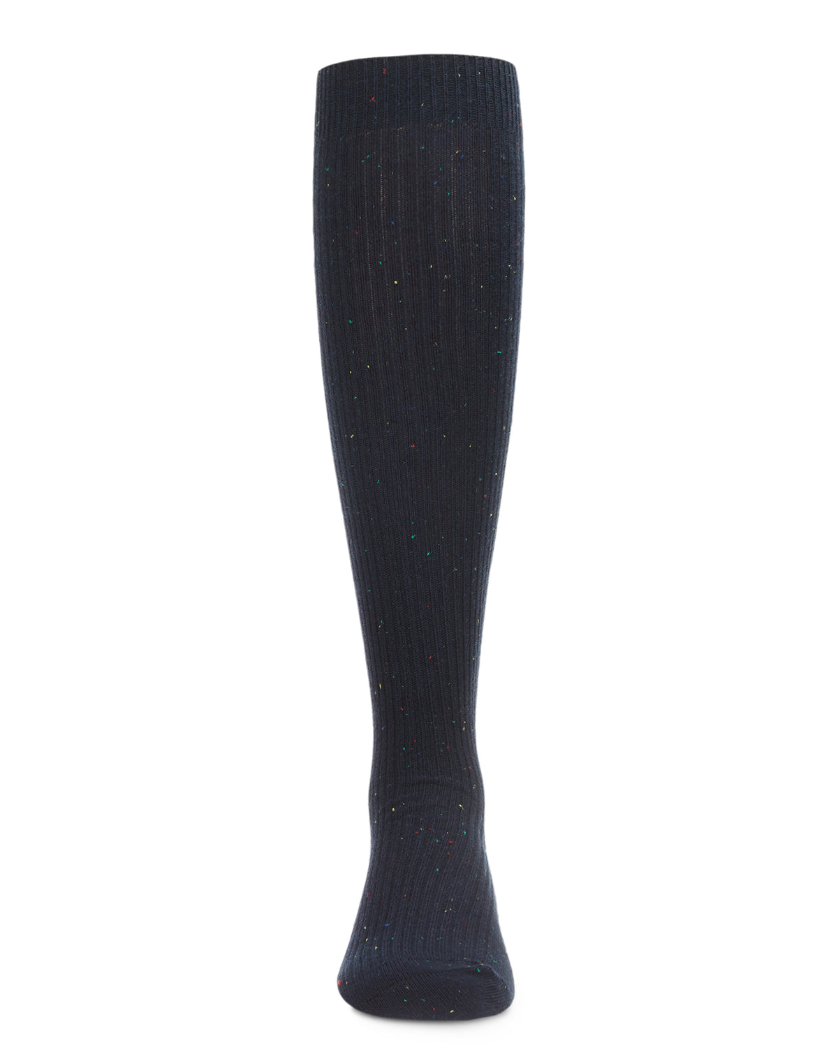 Thin Ribbed Speckled Knee High