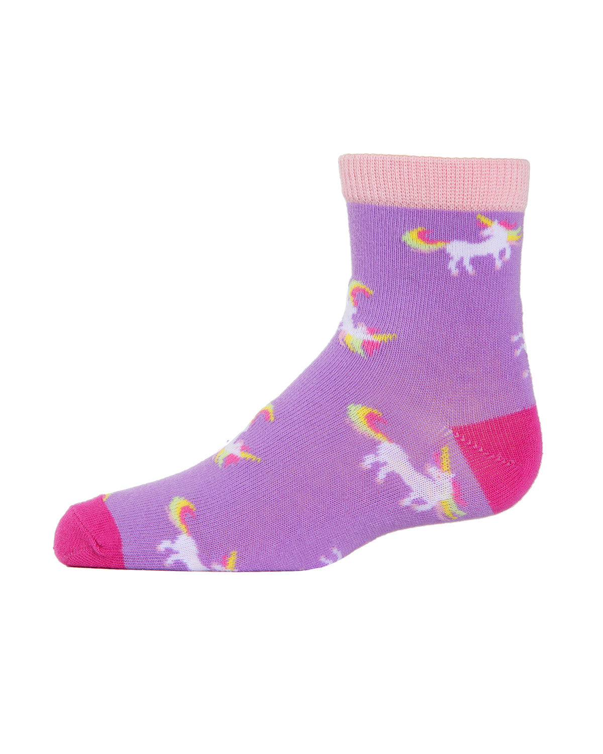 Unicorn Girls Cotton Blend Ankle Socks 3-Pack