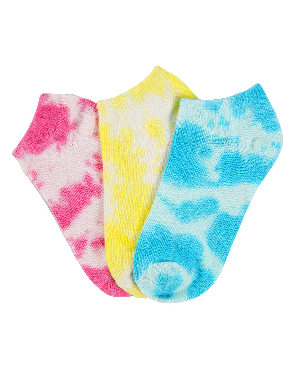 Tie-Dye Low-Cut Cotton Blend Girls Socks