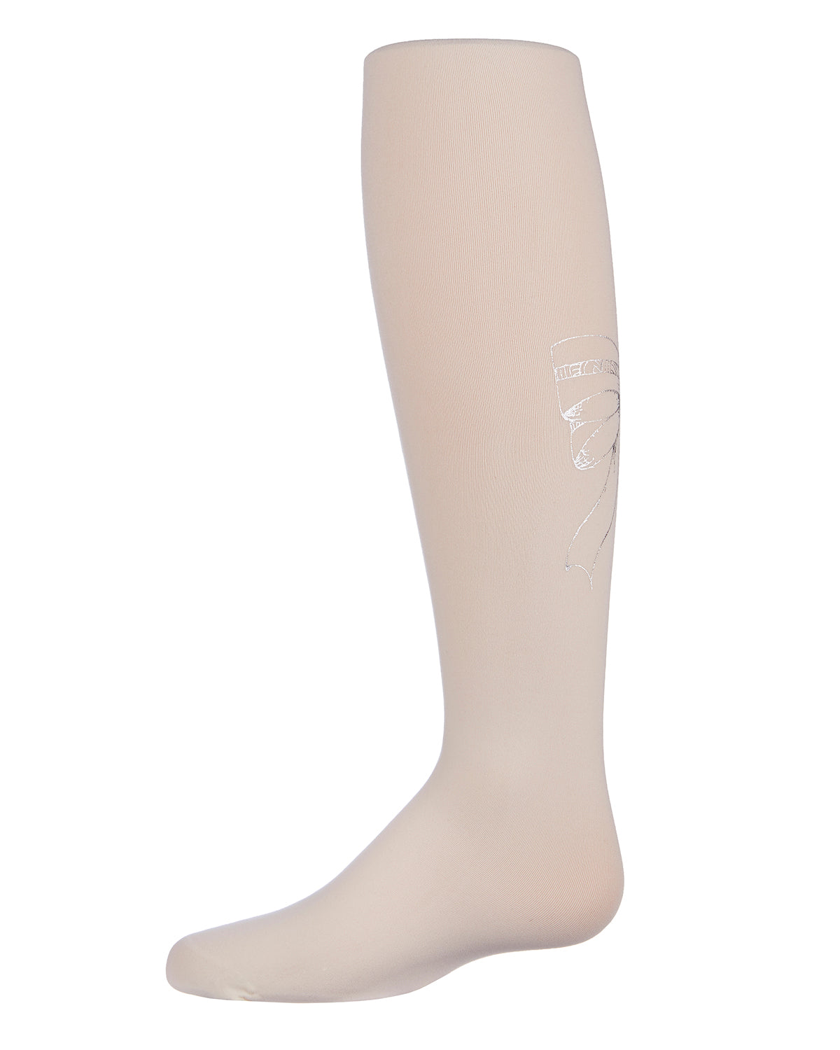 Girls' Ballerina Bow Printed Tights