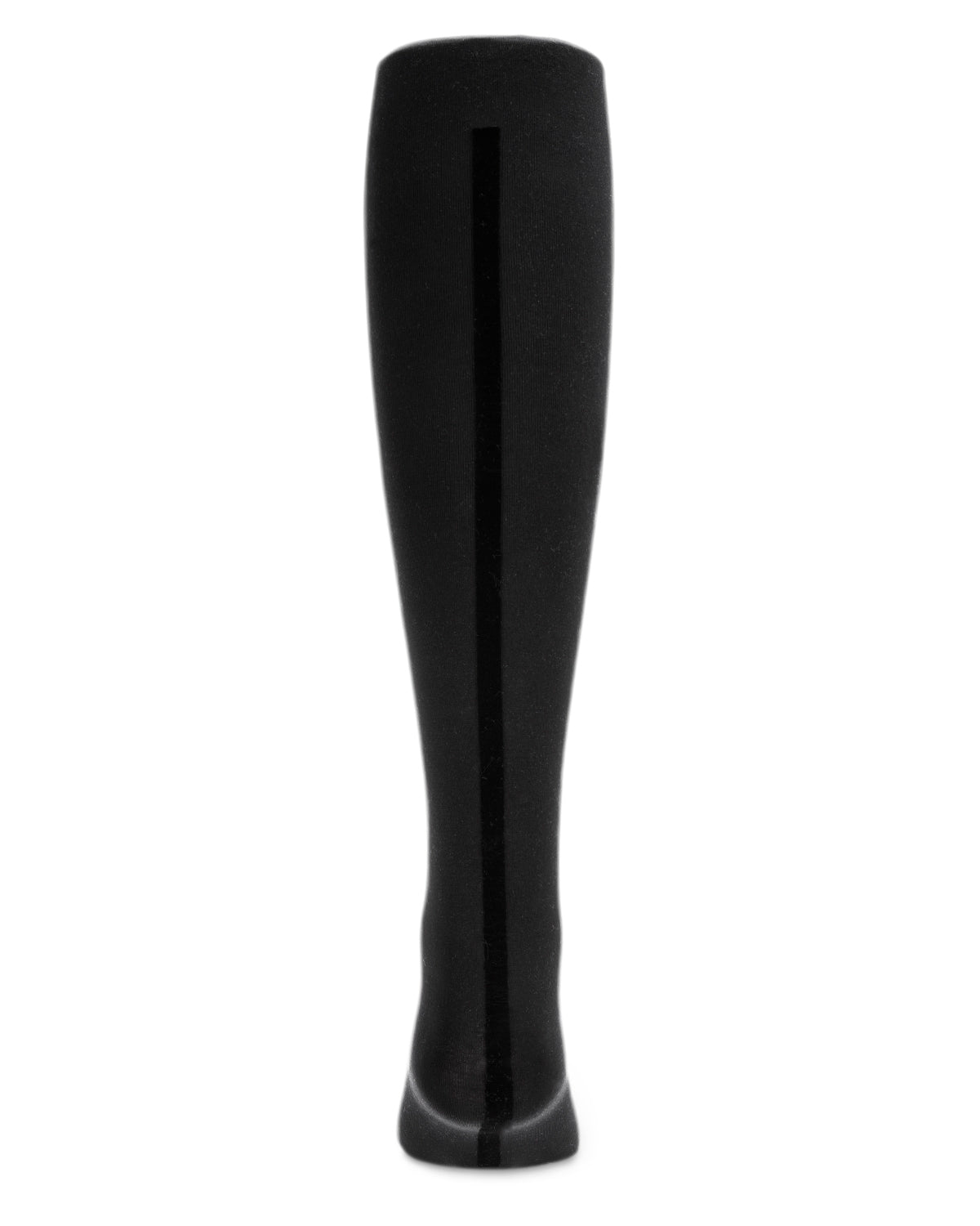 Girls' Flocked Back Seam Opaque Tights