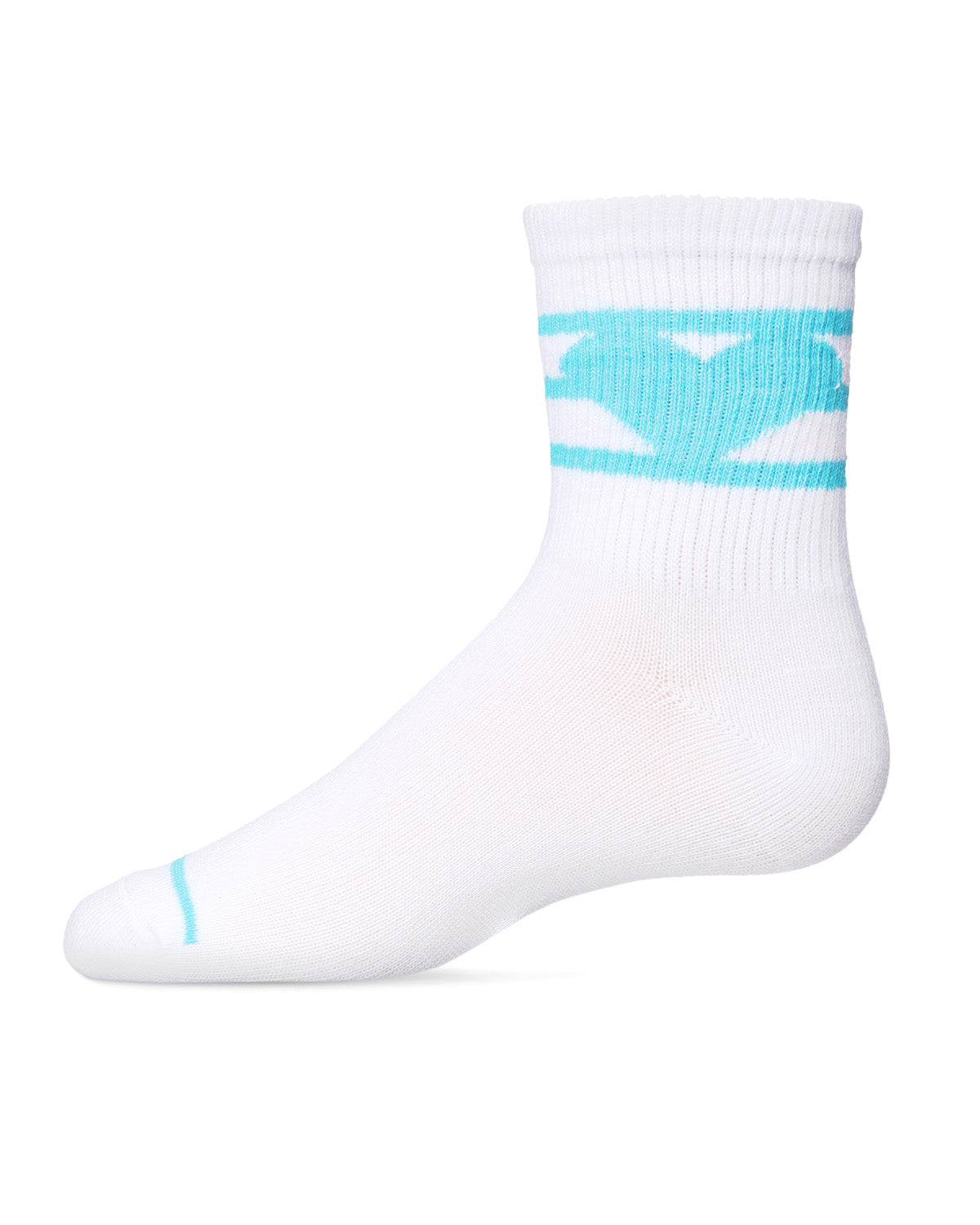 Girls Sweetheart Cotton Blend Crew Socks