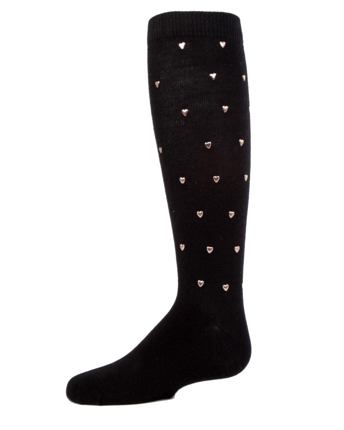 Girls' Sweetheart Studded Knee-High Socks