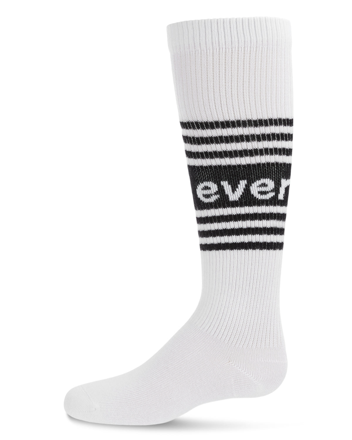 Whatever Girls Knee High Cotton Blend Socks