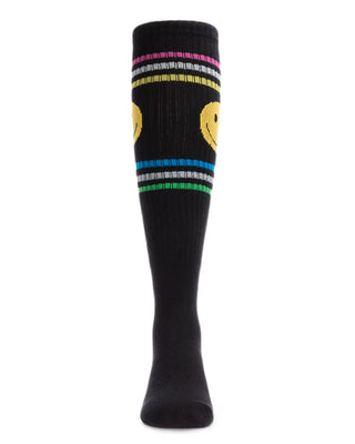 Athletic Ribbed Cotton Blend Knee High Sock