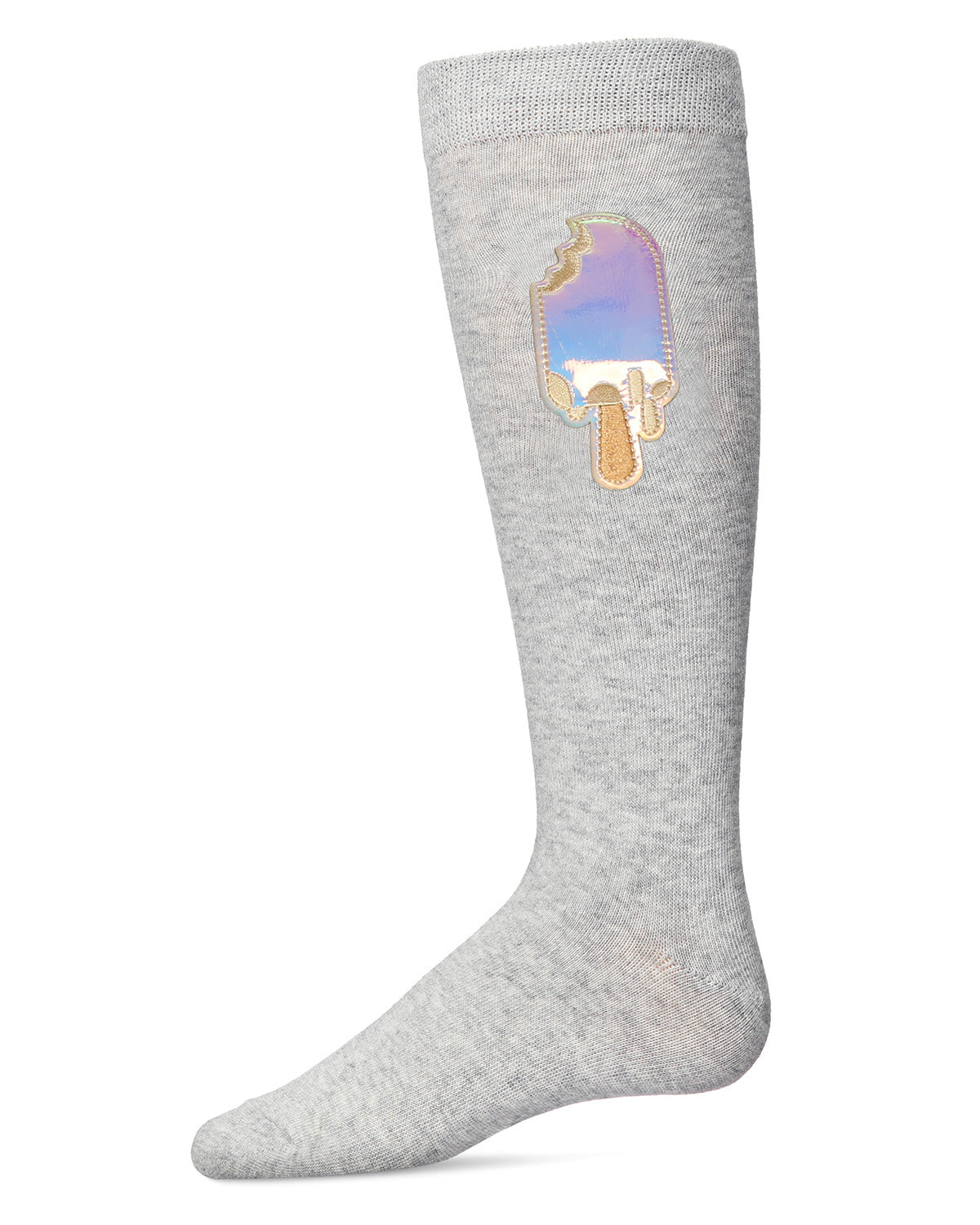 Girls' Iridescent Popsicle Knee-High Socks