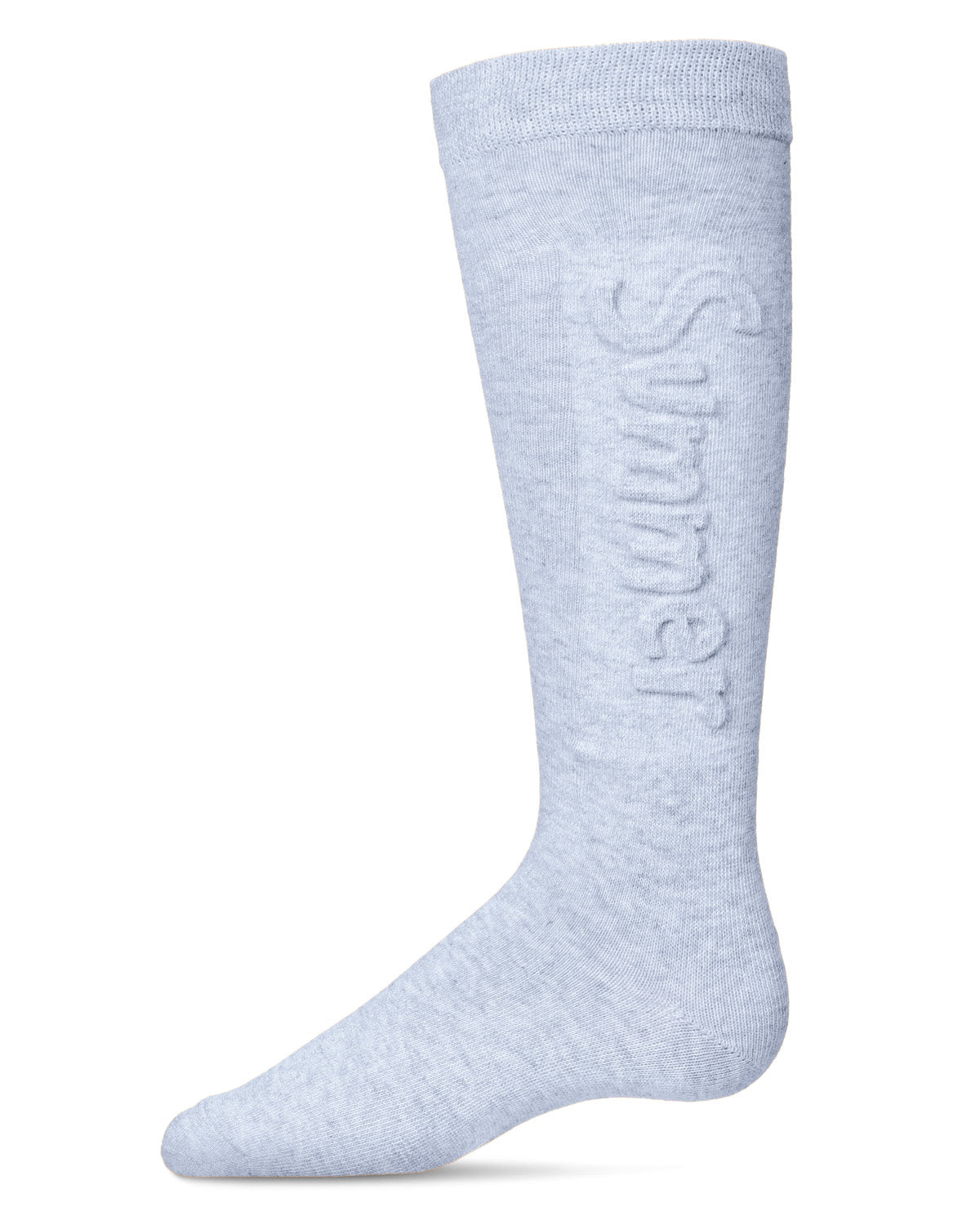 Girls' Embossed Summer Knee-High Socks