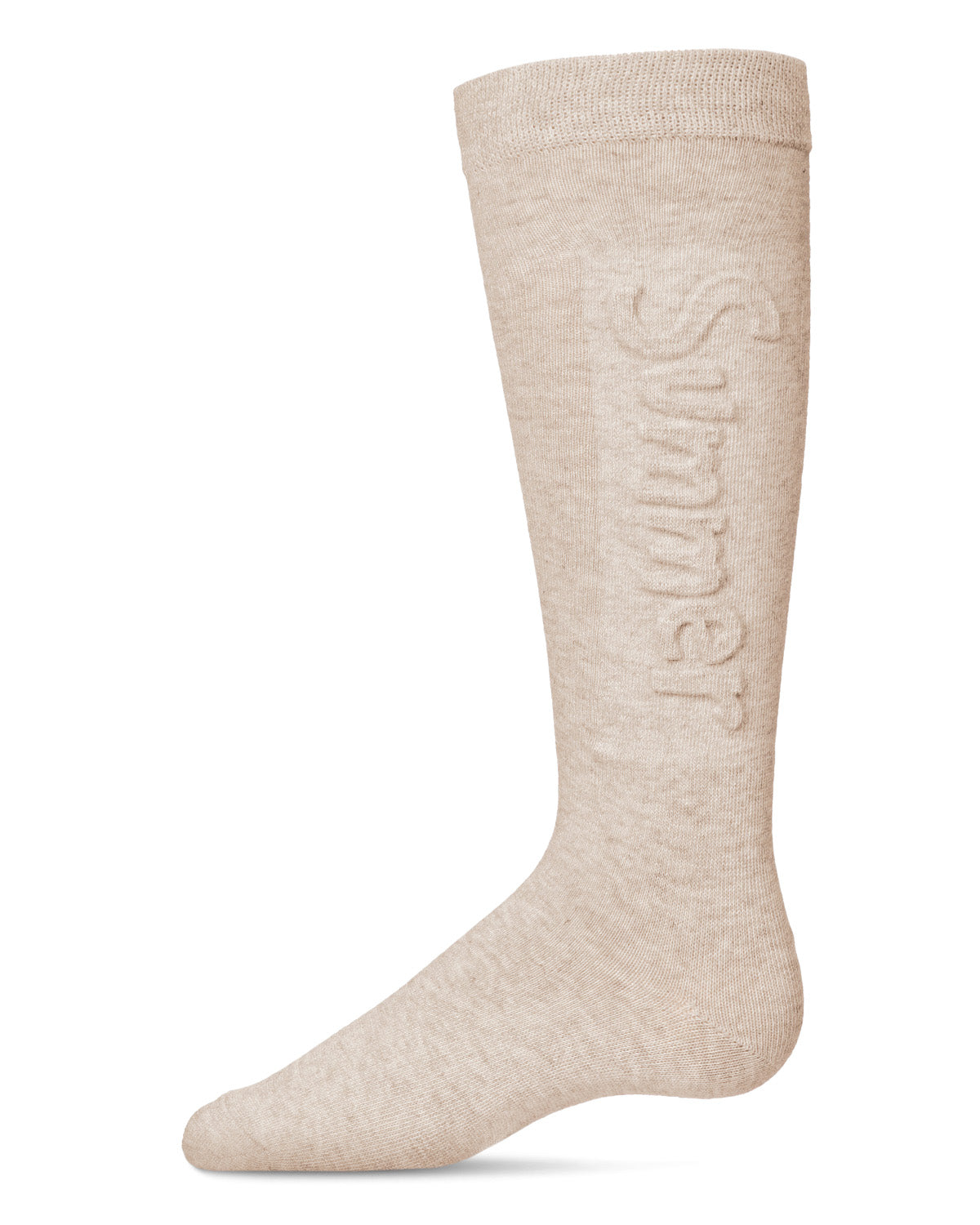 Girls' Embossed Summer Knee-High Socks