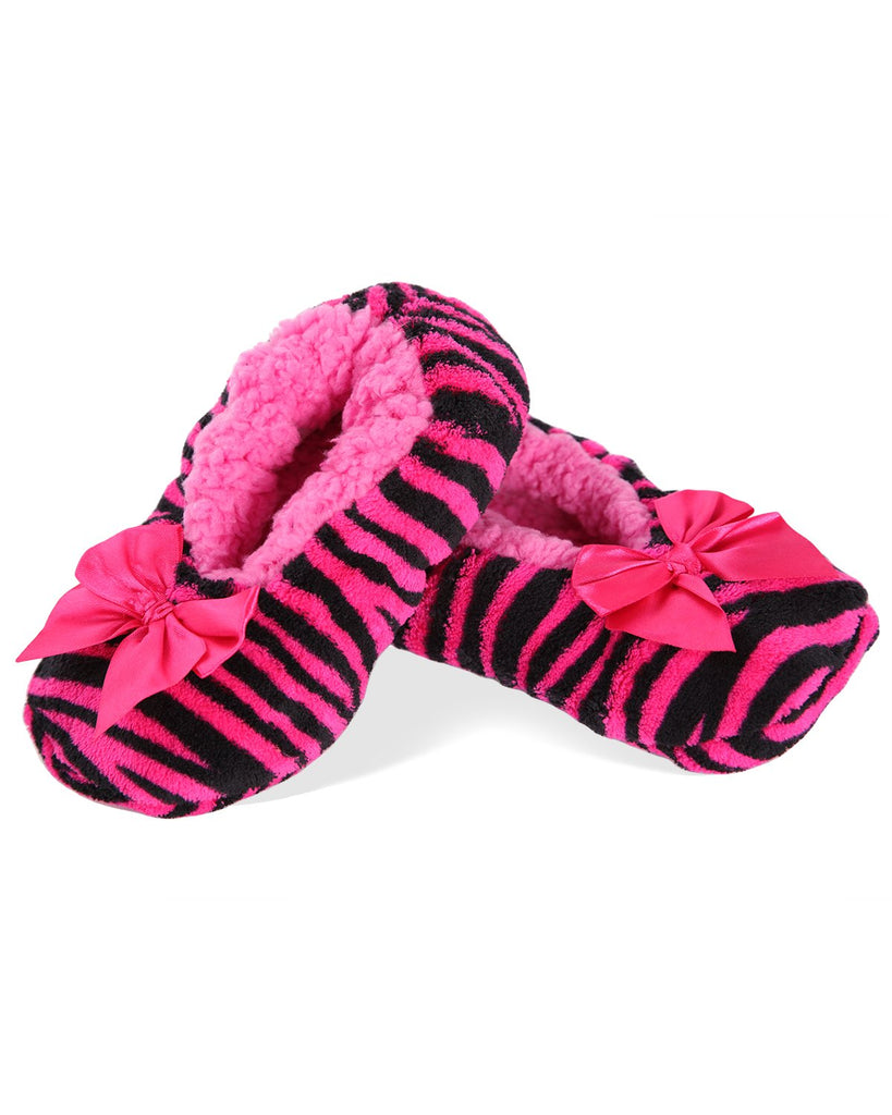 zebra slippers for adults