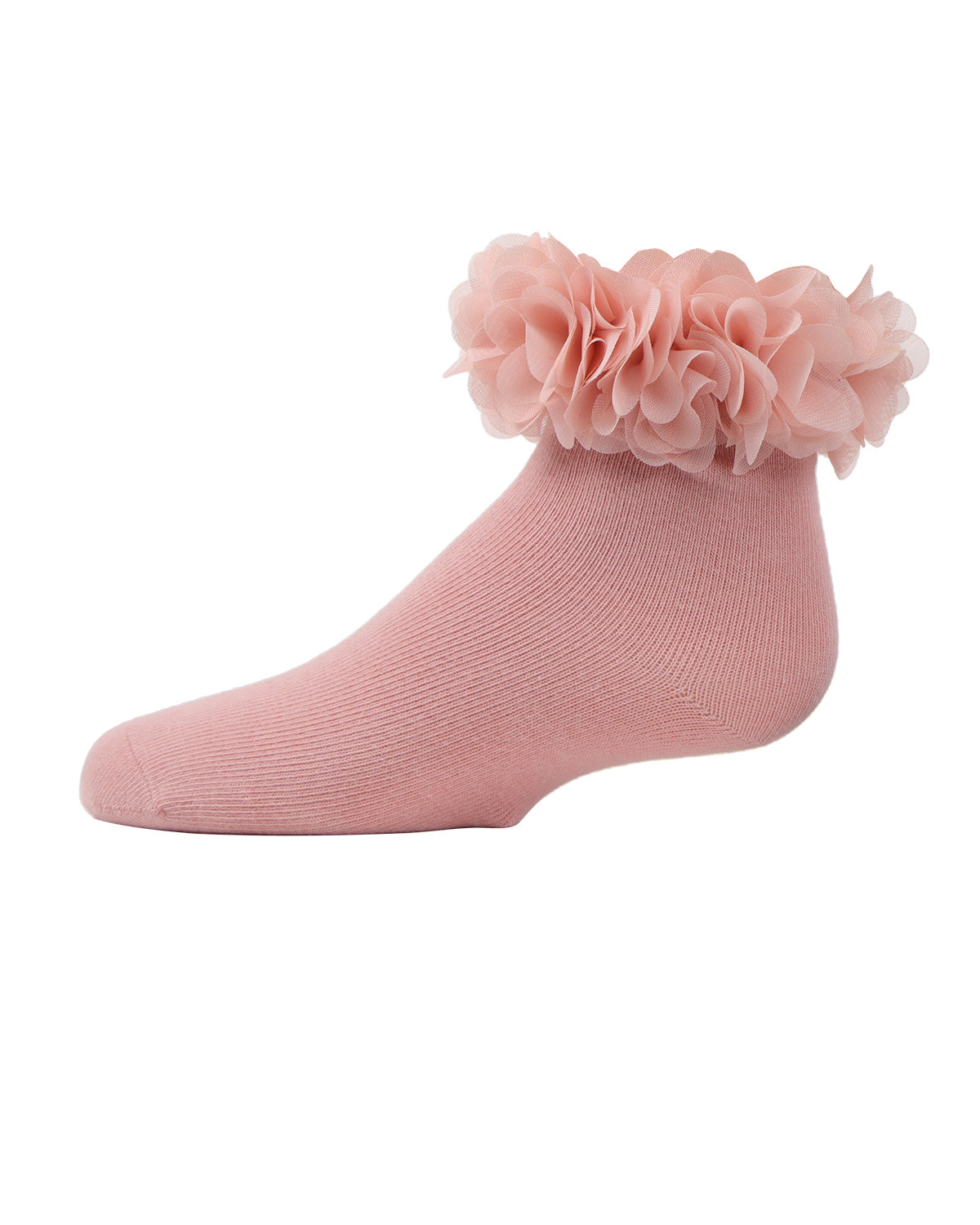 Girls' Floral Halo Cotton Anklet Socks