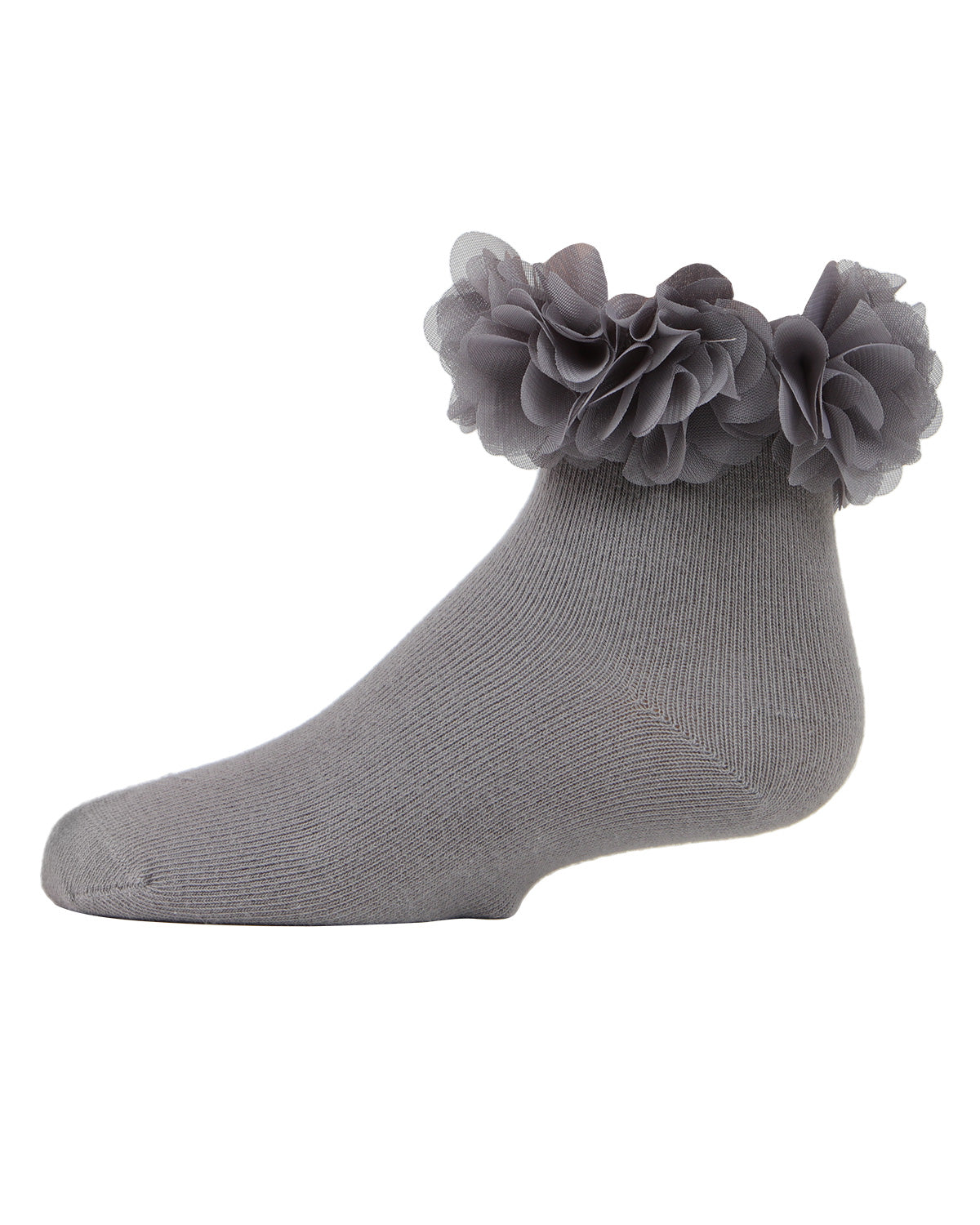 Girls' Floral Halo Cotton Anklet Socks