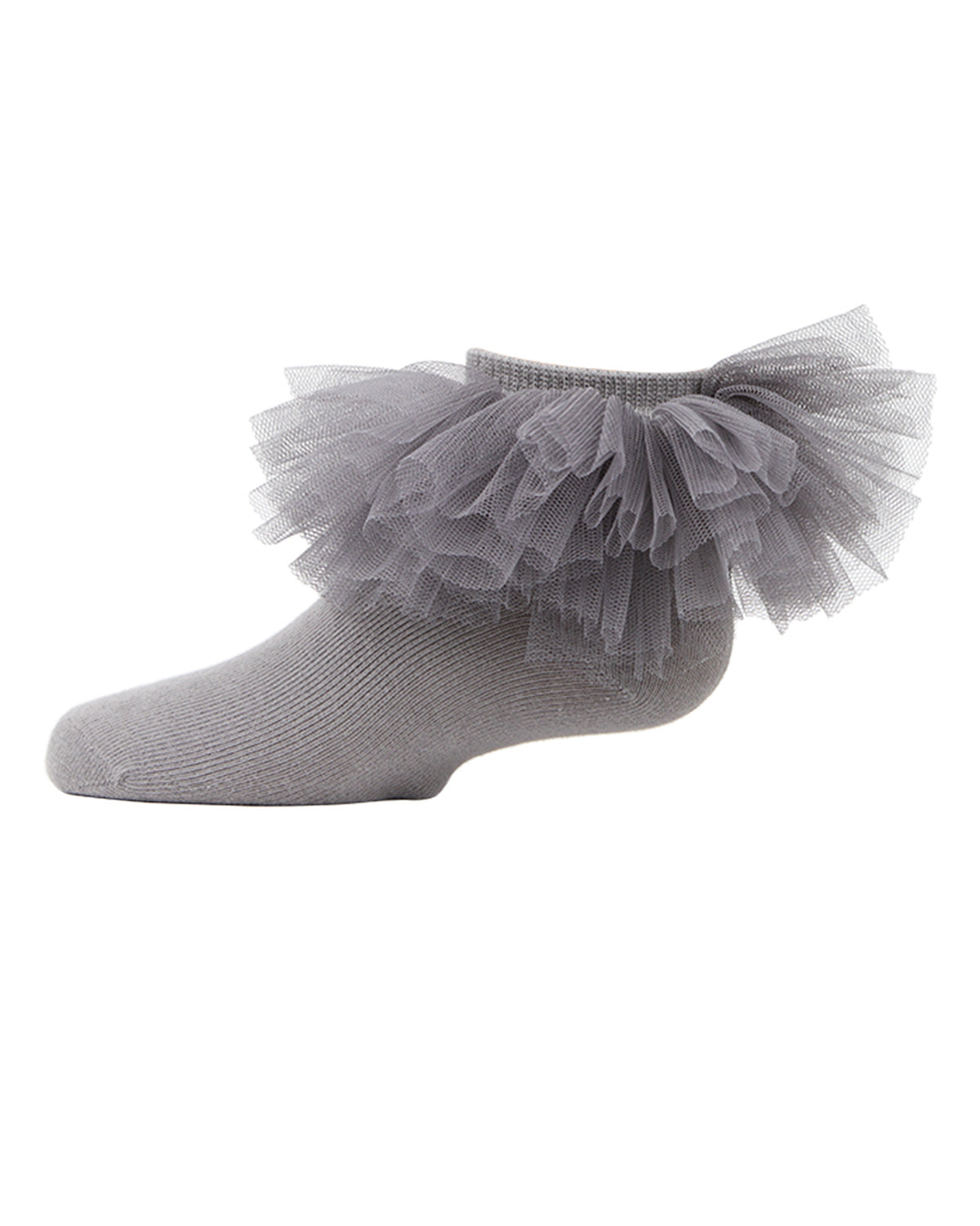 Girls' Oversized Tutu Ballerina Anklet Socks